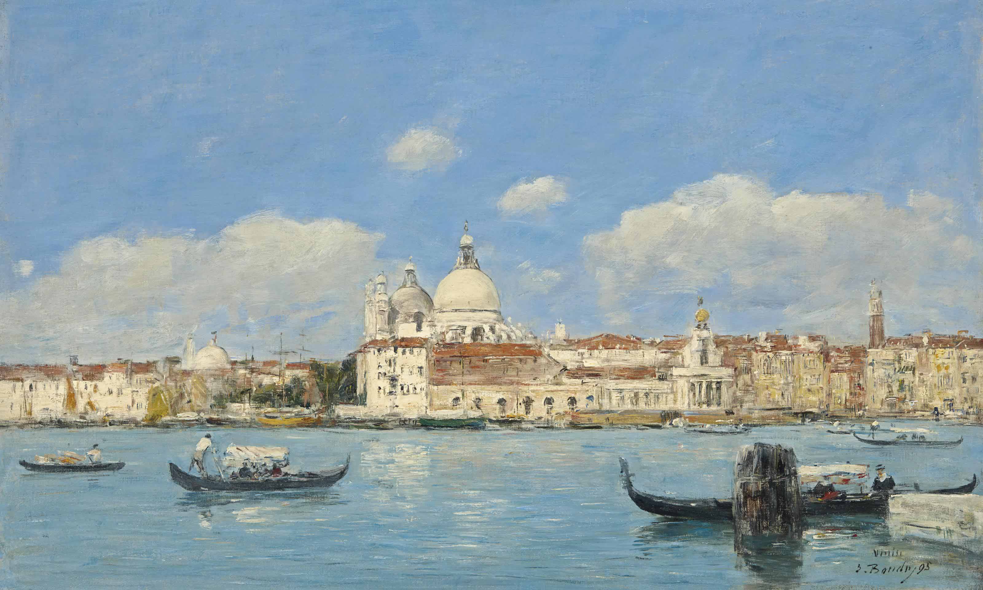 Eugène Boudin — Венеция, Салют, Дуэн и открытие Большого канала