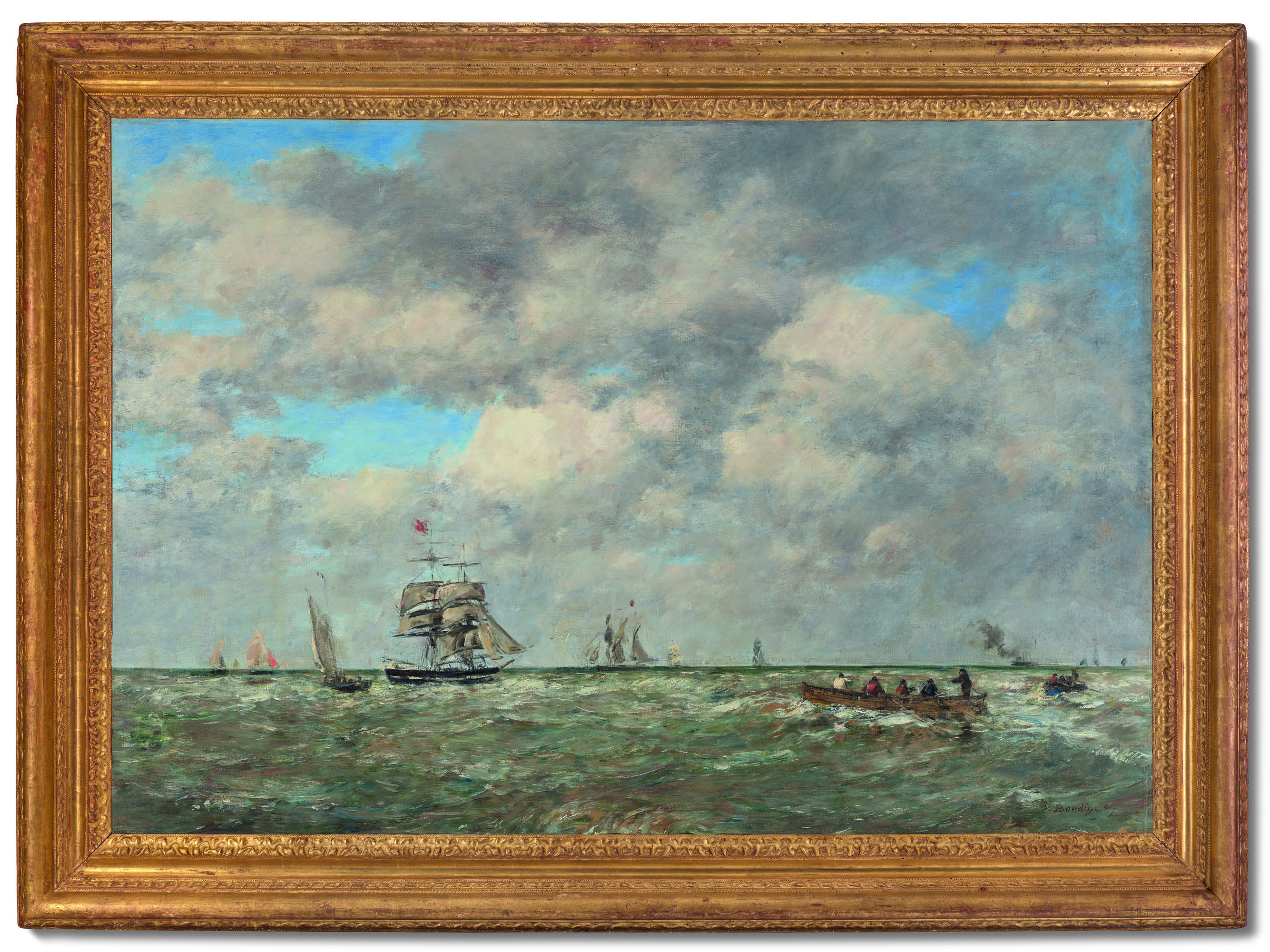Eugène Boudin — Пленэр, ламанеры, изображение 3