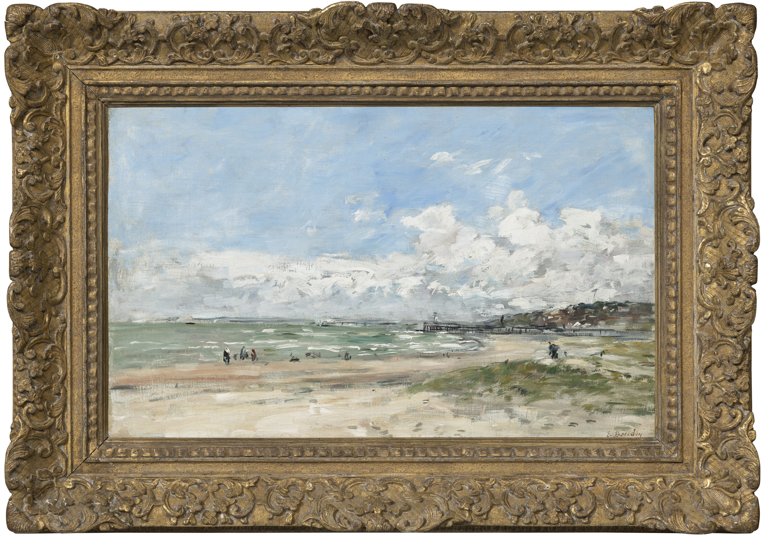 Eugène Boudin — Довиль, ла Пляж, изображение 3