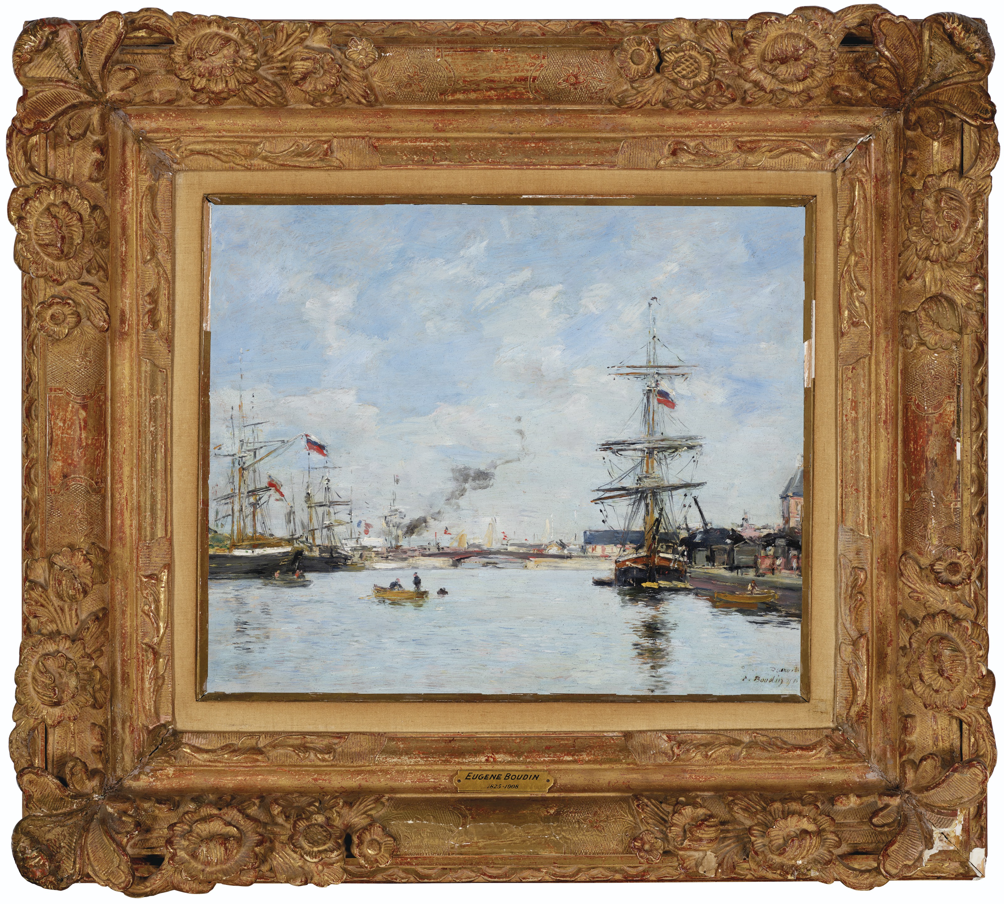 Eugène Boudin — Довиль, Ле-бассен-а-маре-хот, изображение 2