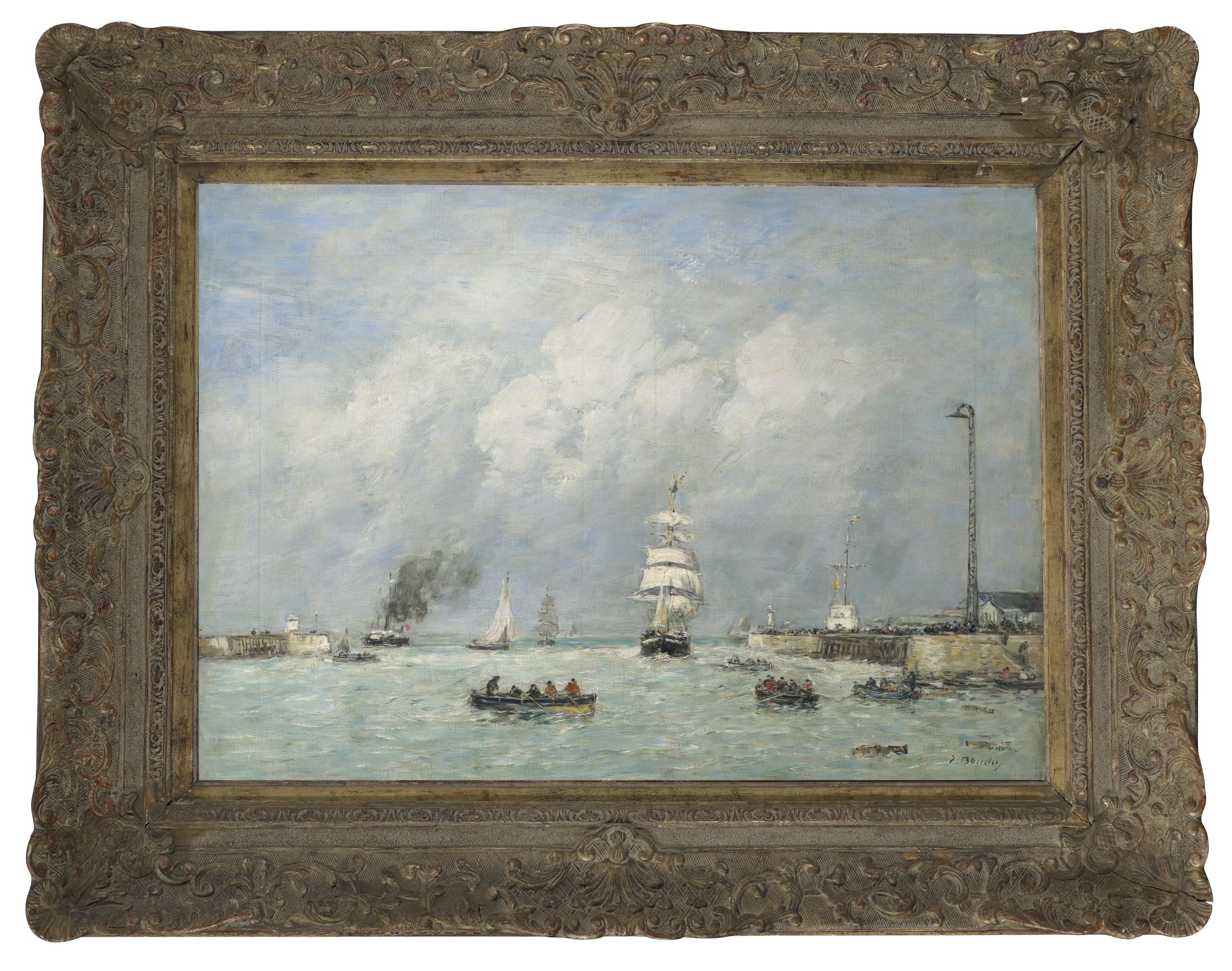 Eugène Boudin — Гавань и, наконец, порт, изображение 2