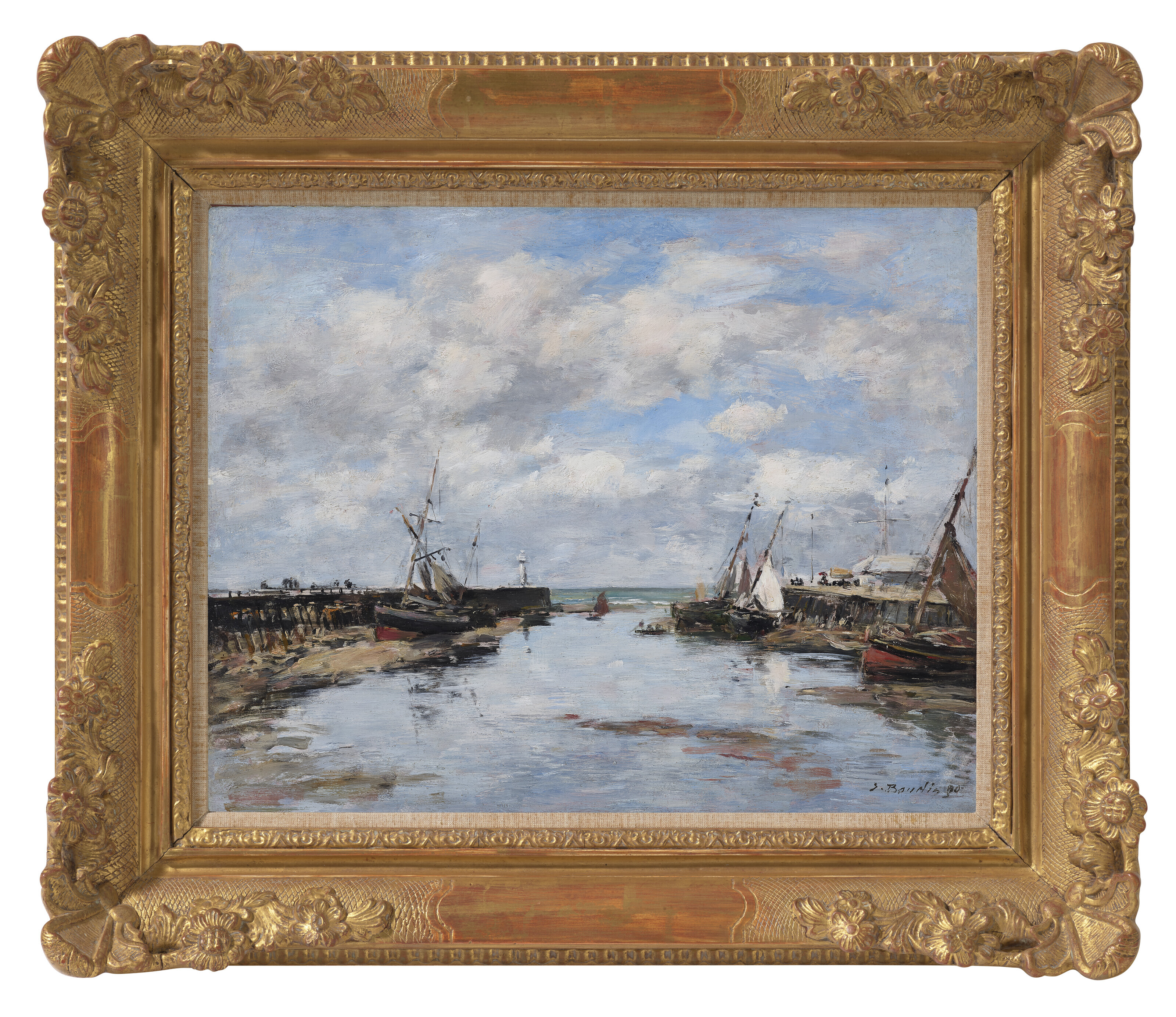 Eugène Boudin — Трувиль, ле-жете, Маре-бассе, изображение 2