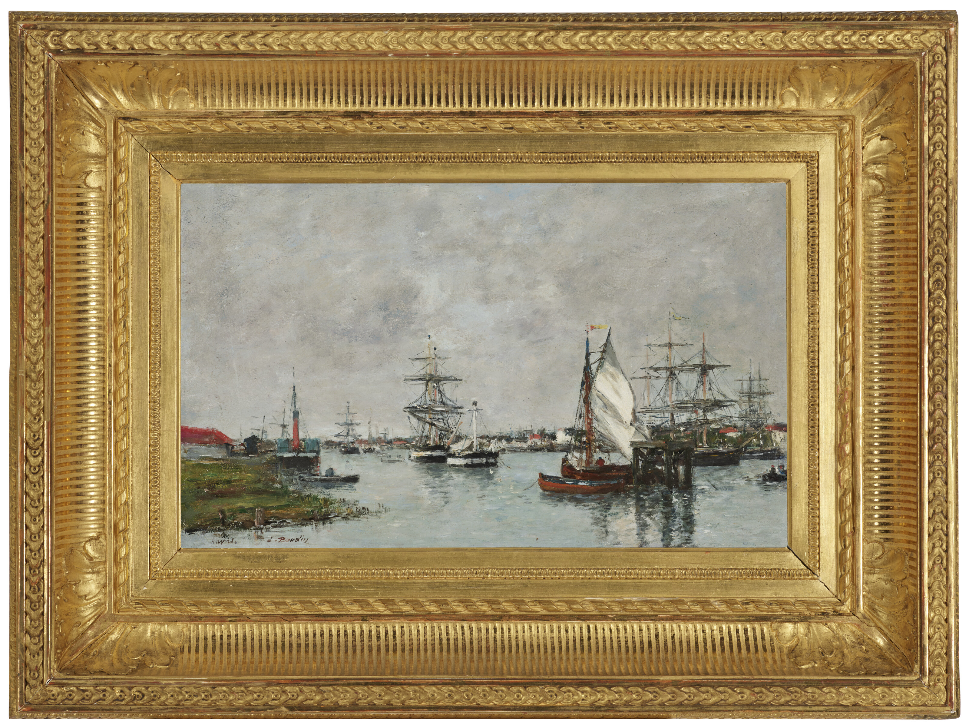Eugène Boudin — Порт-д'Анвер, изображение 3