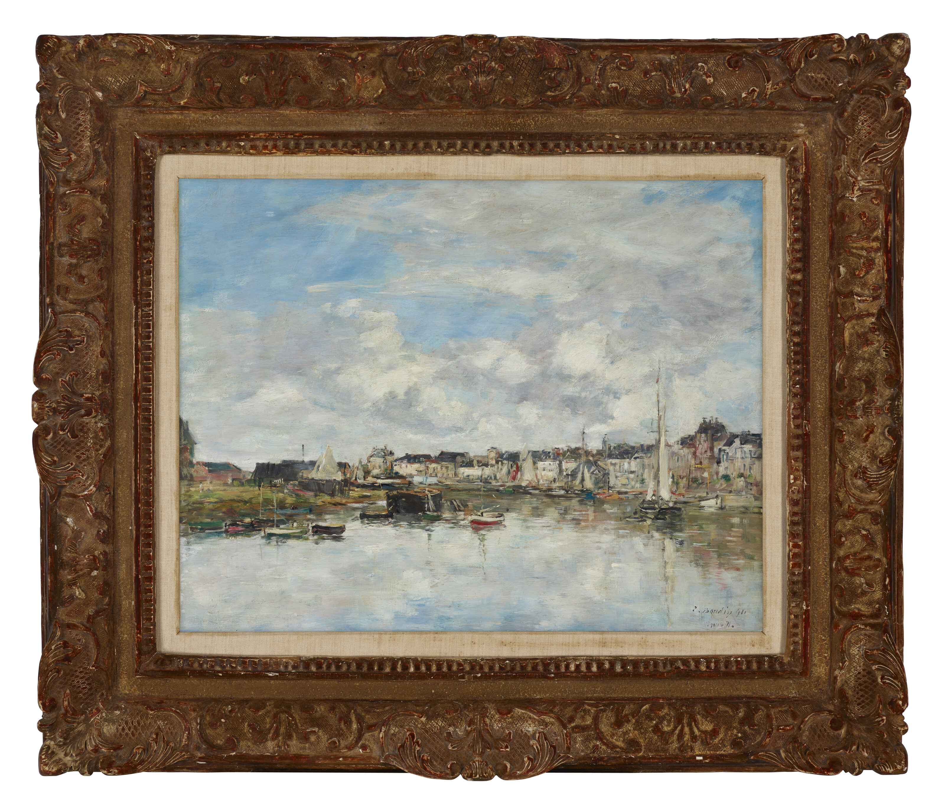 Eugène Boudin — Порт-де-Трувиль, изображение 3
