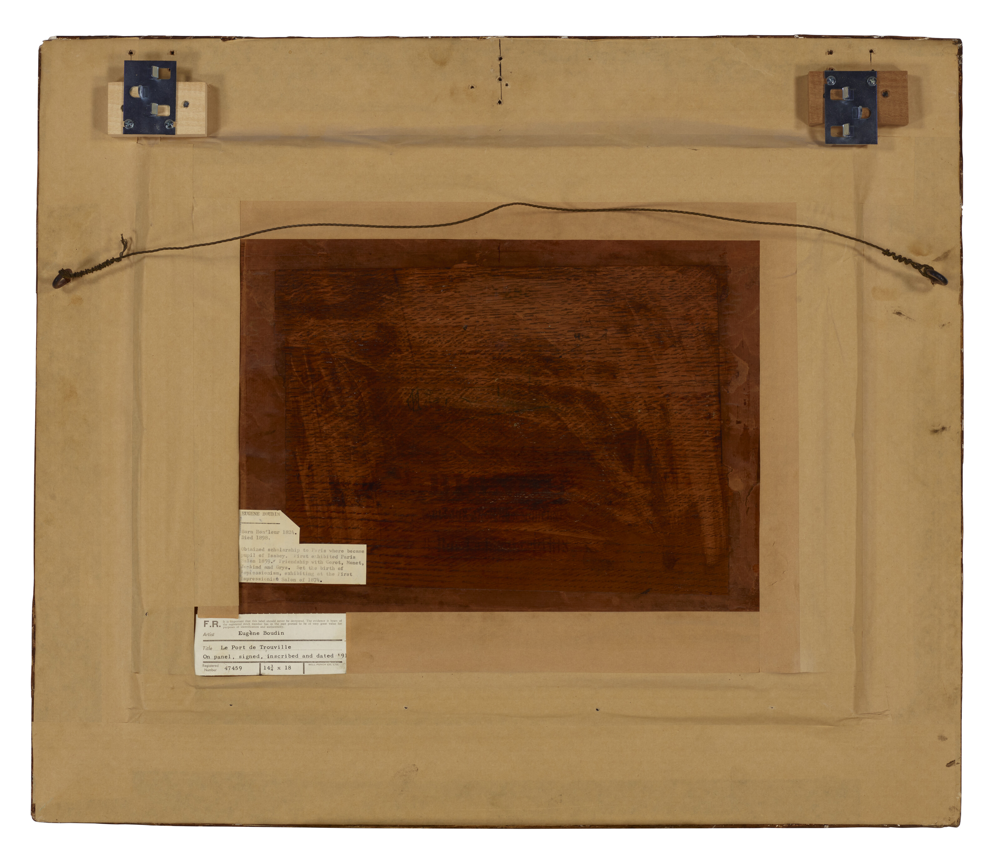 Eugène Boudin — Порт-де-Трувиль, изображение 4