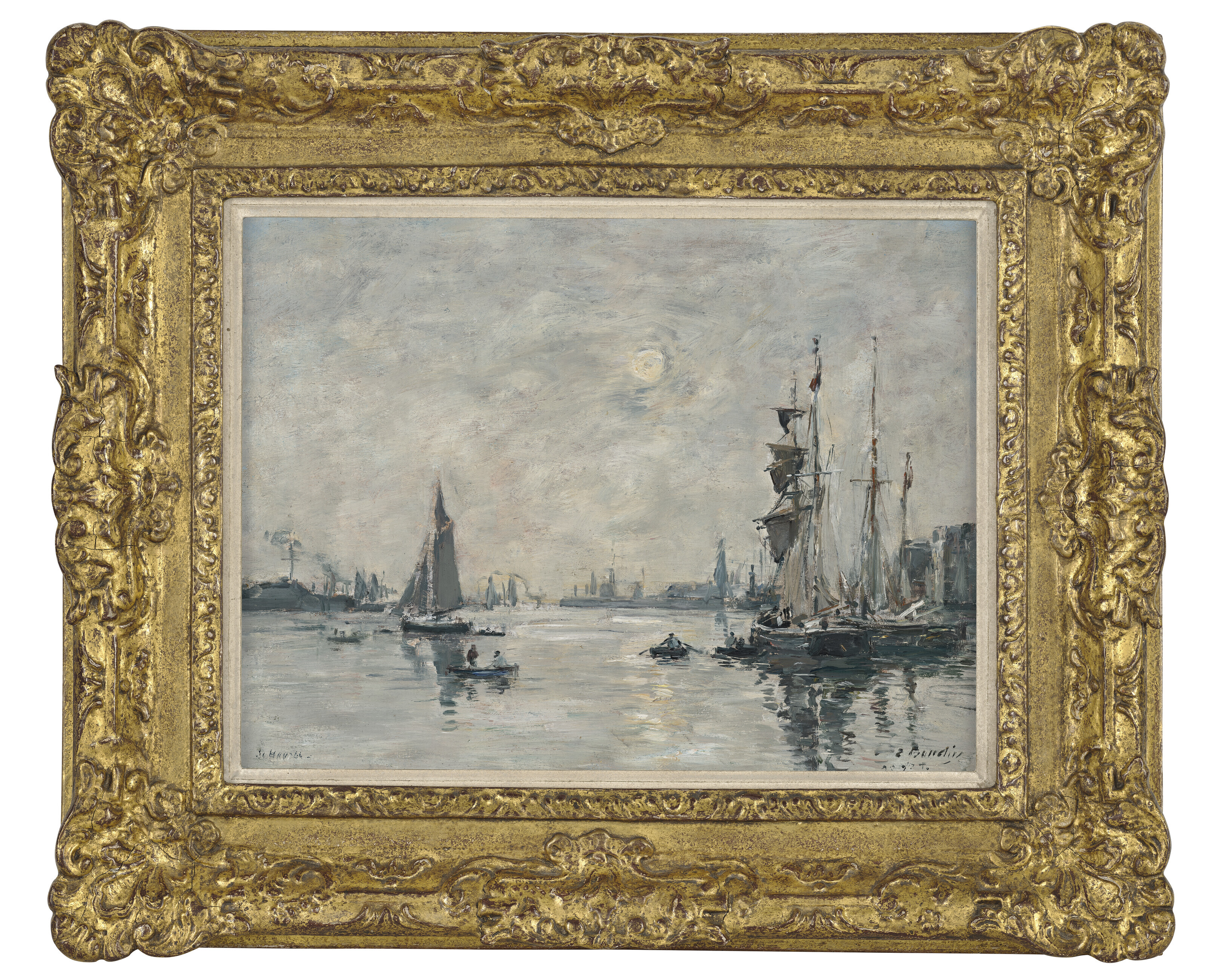 Eugène Boudin — Гавр. Л'Аван-порт, изображение 3