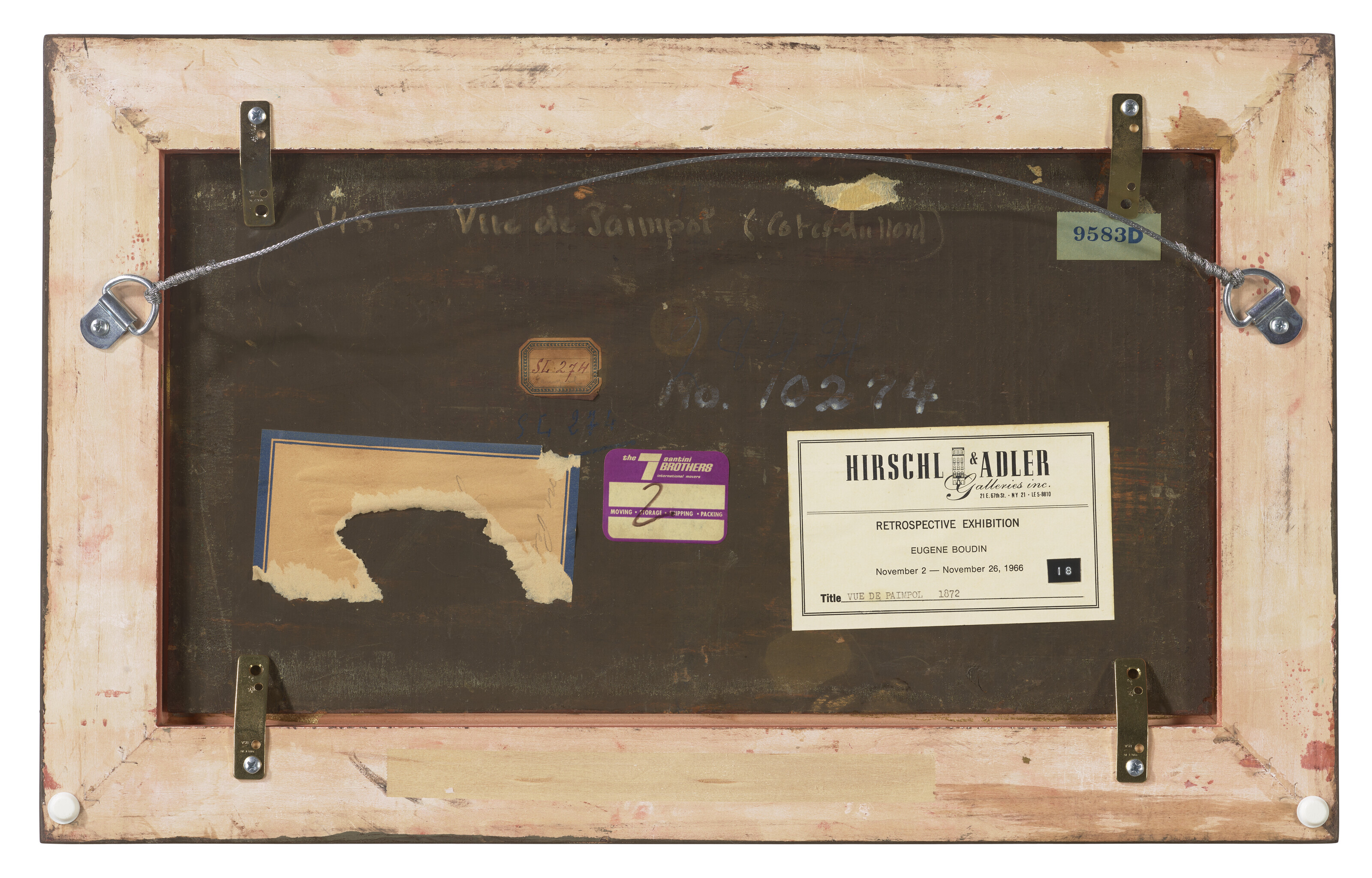 Eugène Boudin — Пемполь, порт-эт-Вилль, изображение 3