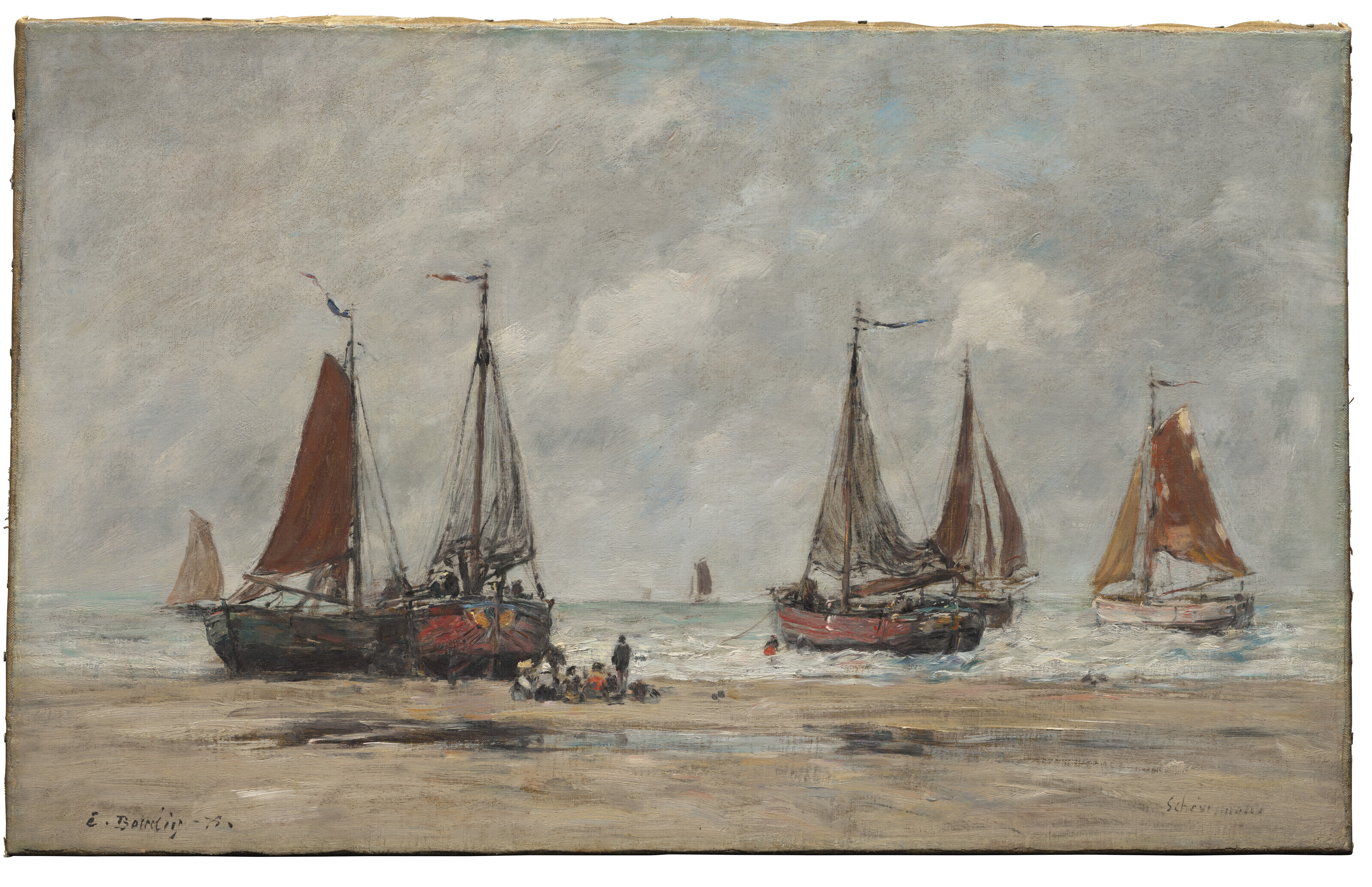 Eugène Boudin — Поле битвы в пешем строю, изображение 2