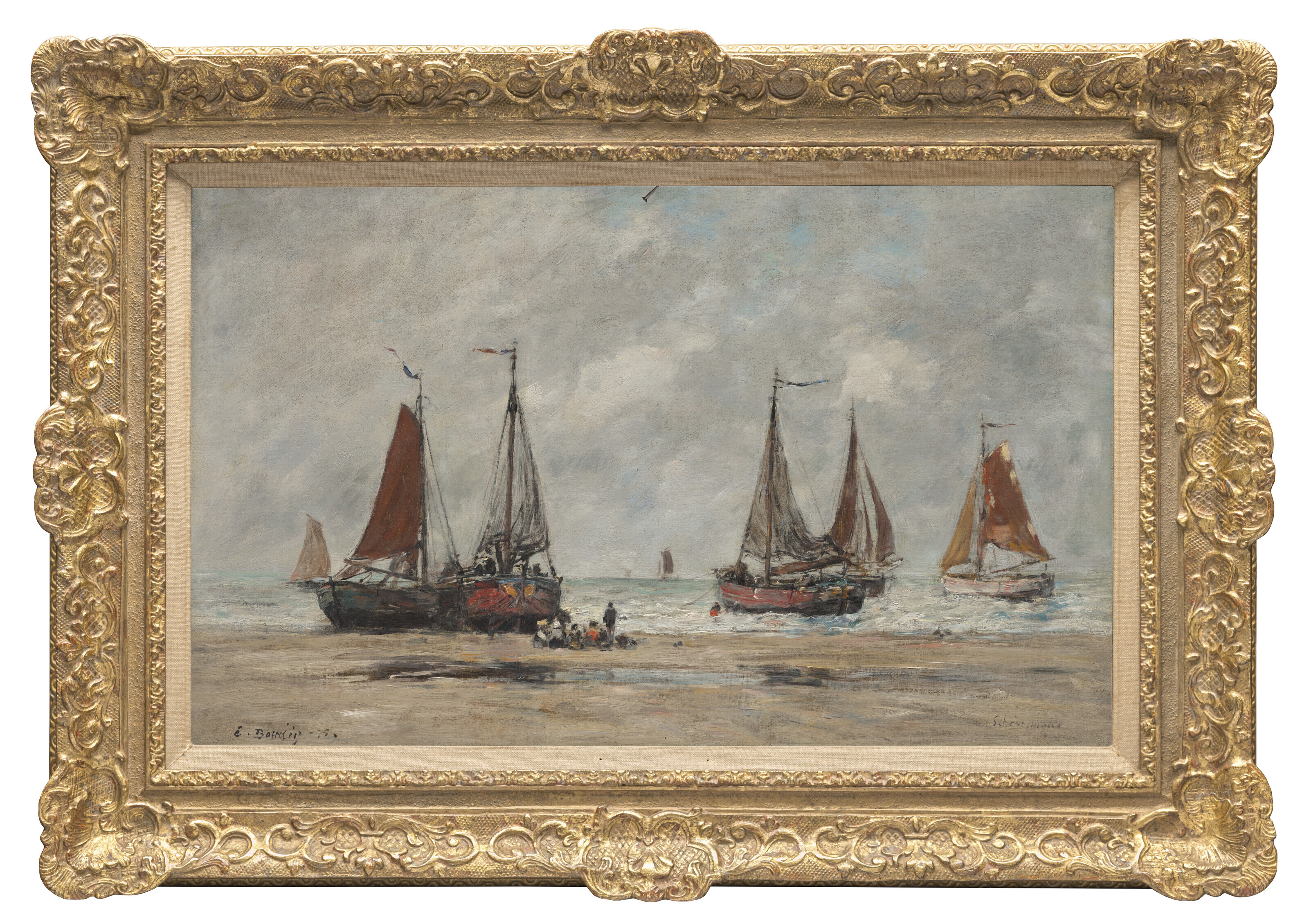 Eugène Boudin — Поле битвы в пешем строю, изображение 4