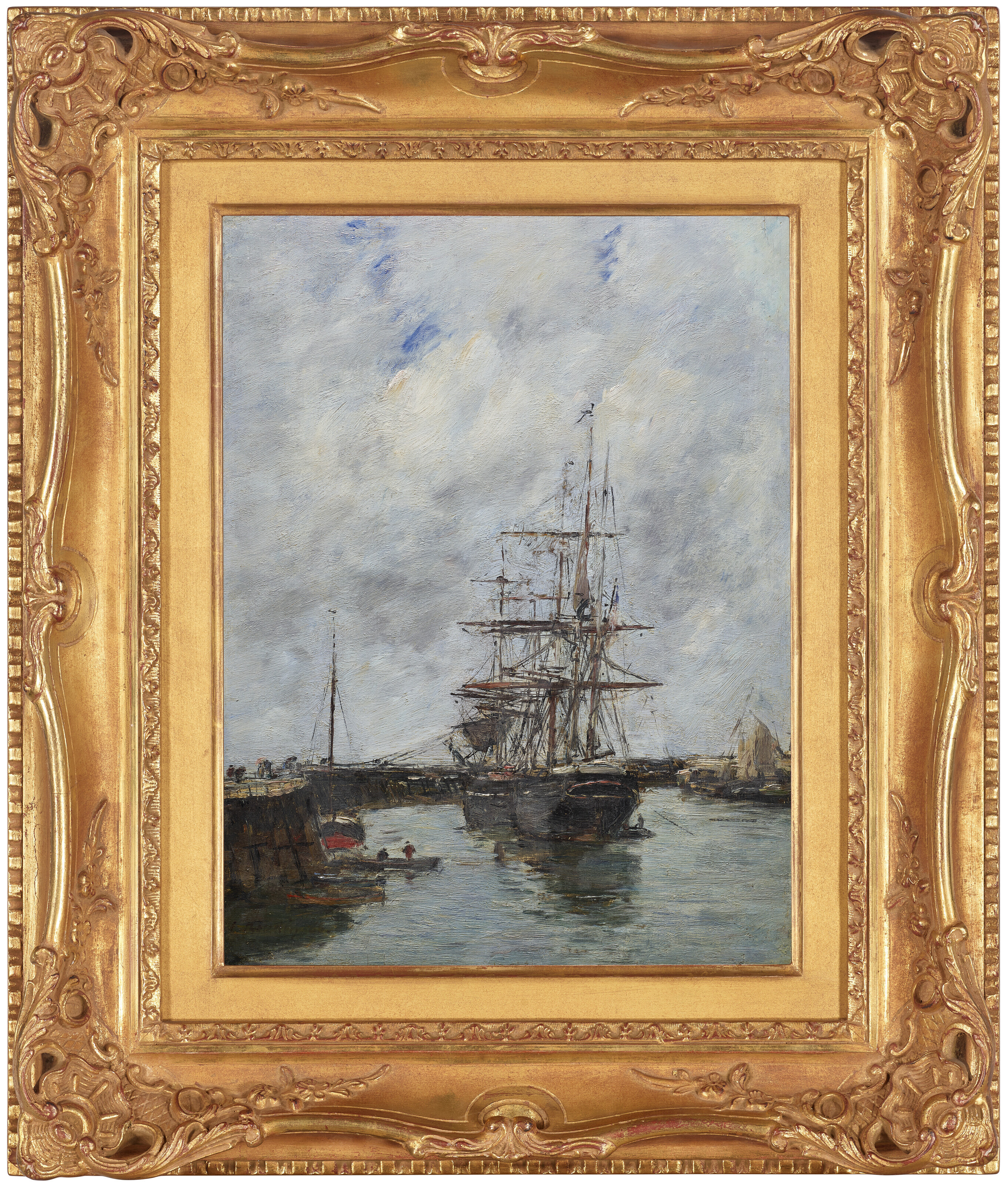 Eugène Boudin — Трувиль, Ле-жете-маре-хот, изображение 2