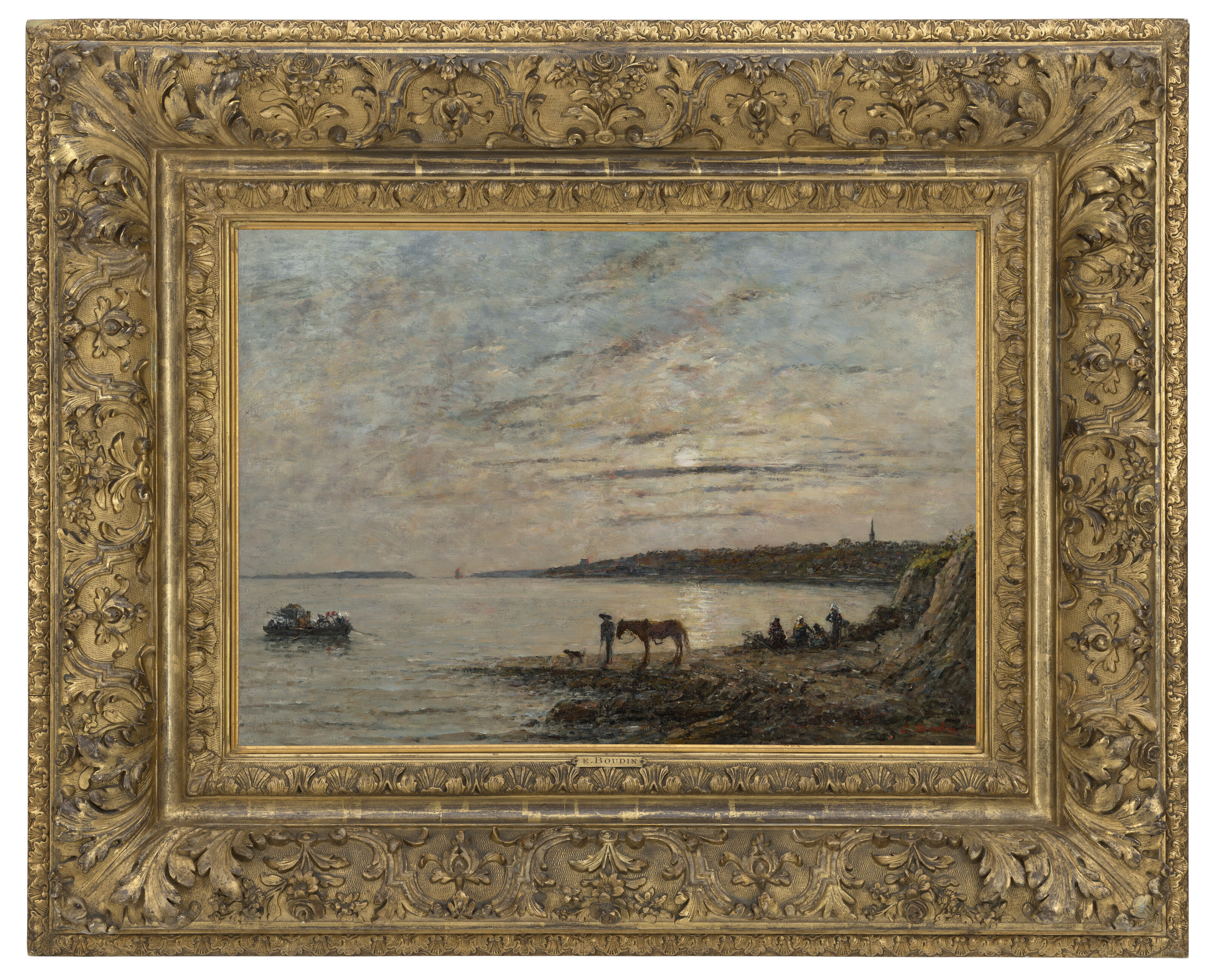 Eugène Boudin — Брест, ла Раде, изображение 3