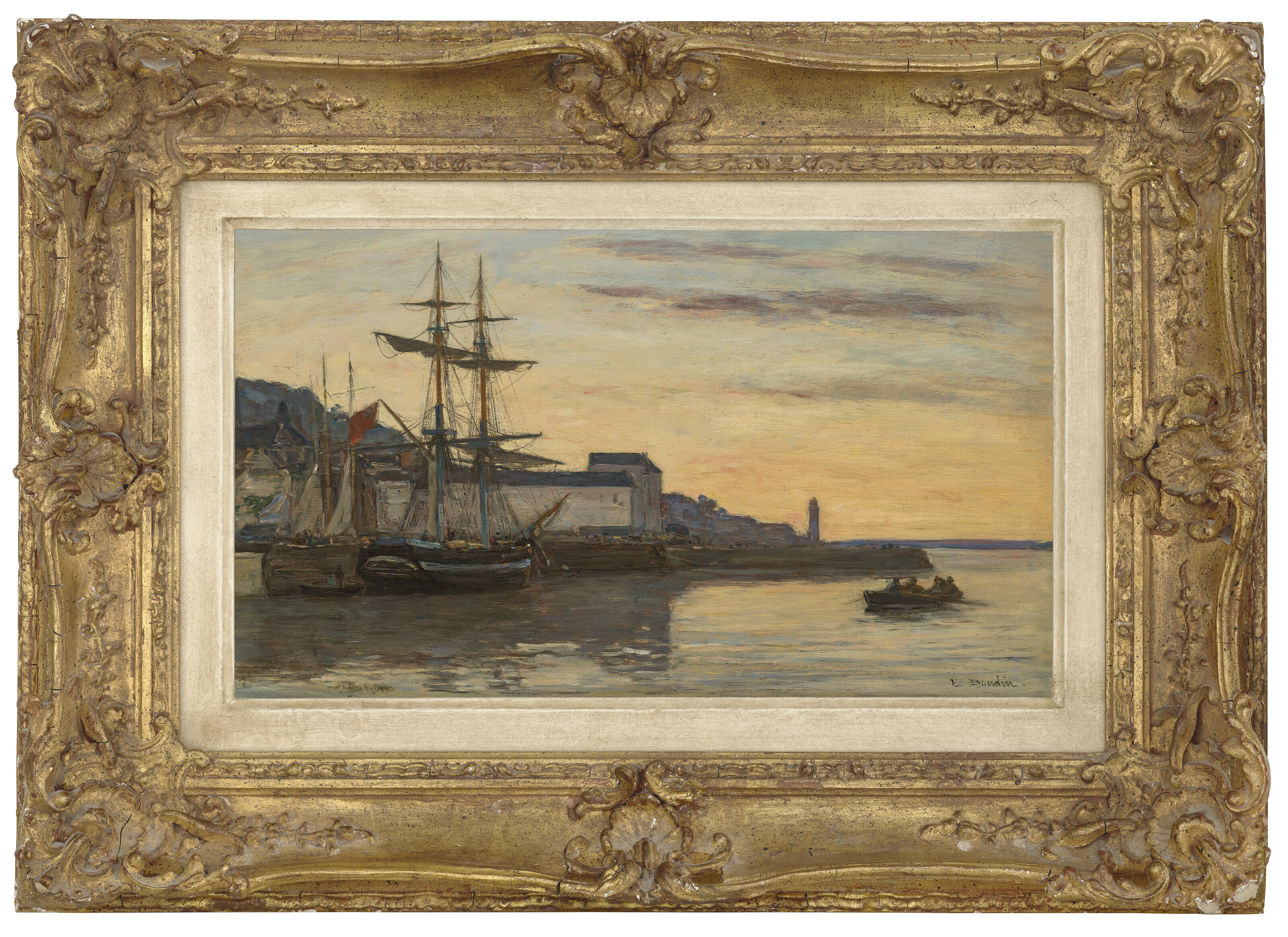 Eugène Boudin — Онфлер. Вуаля, изображение 2