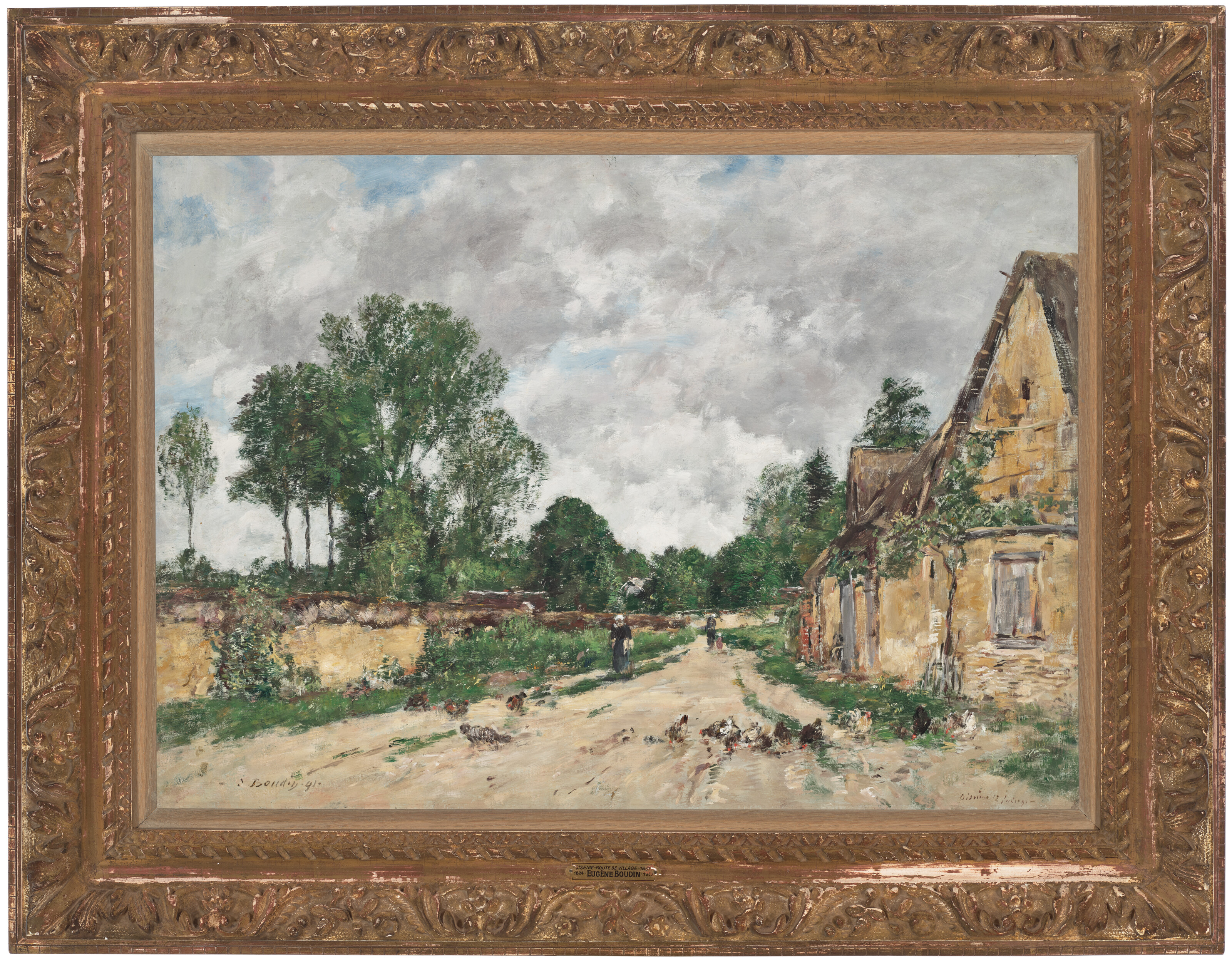 Eugène Boudin — Ойзем, Деревенский маршрут, изображение 3