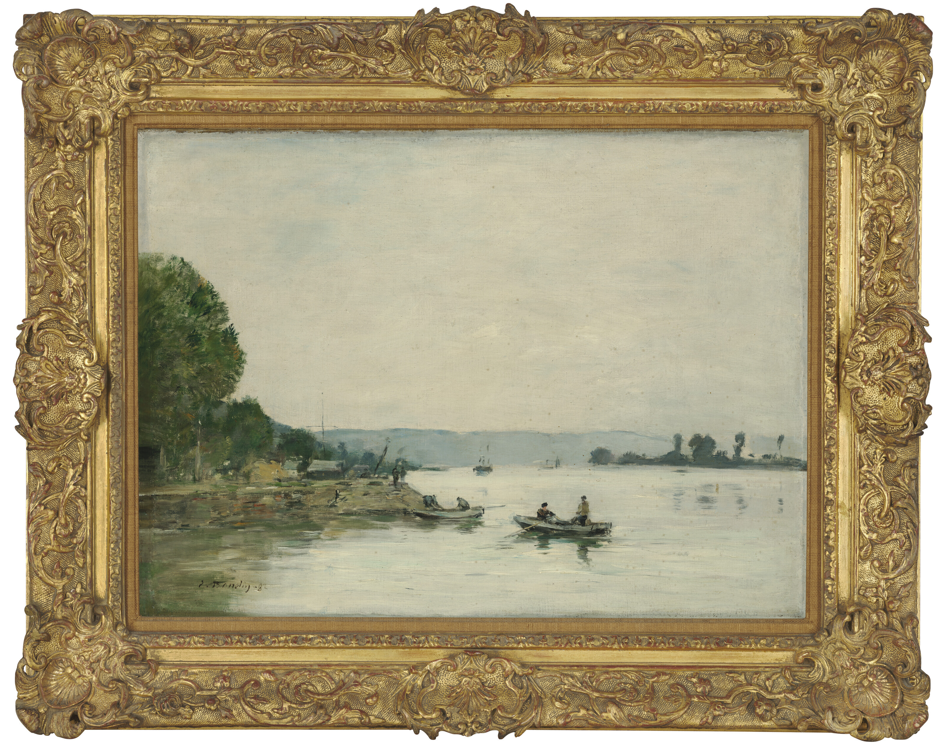 Eugène Boudin — Ла-Сена в Кодебеке-ан-Ко, изображение 2