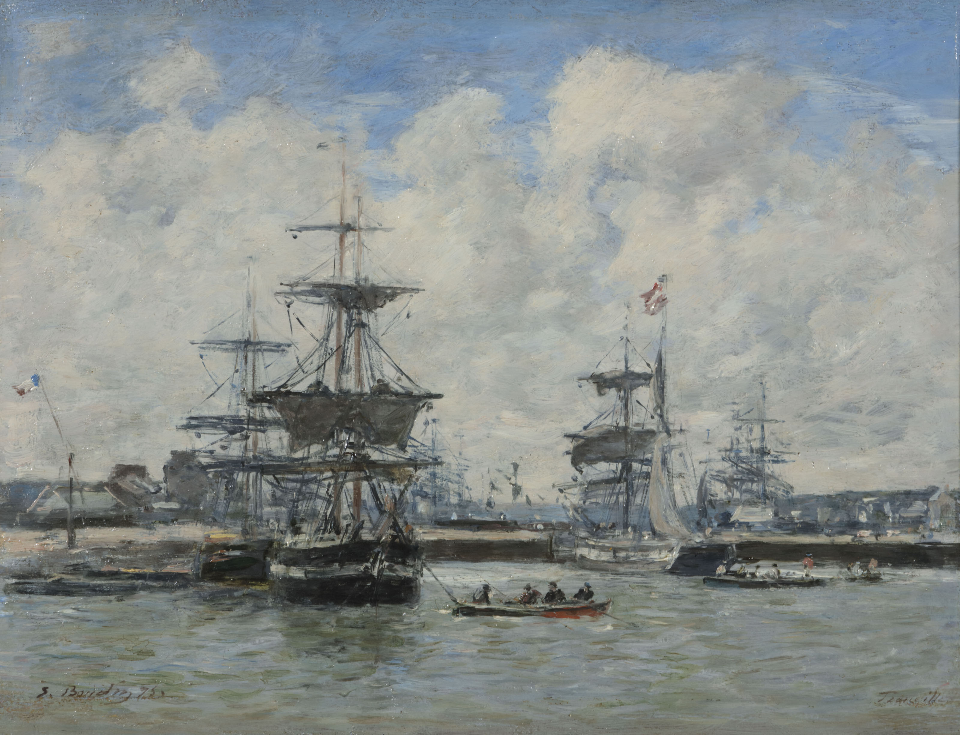 Eugène Boudin — Порт-де-Трувиль