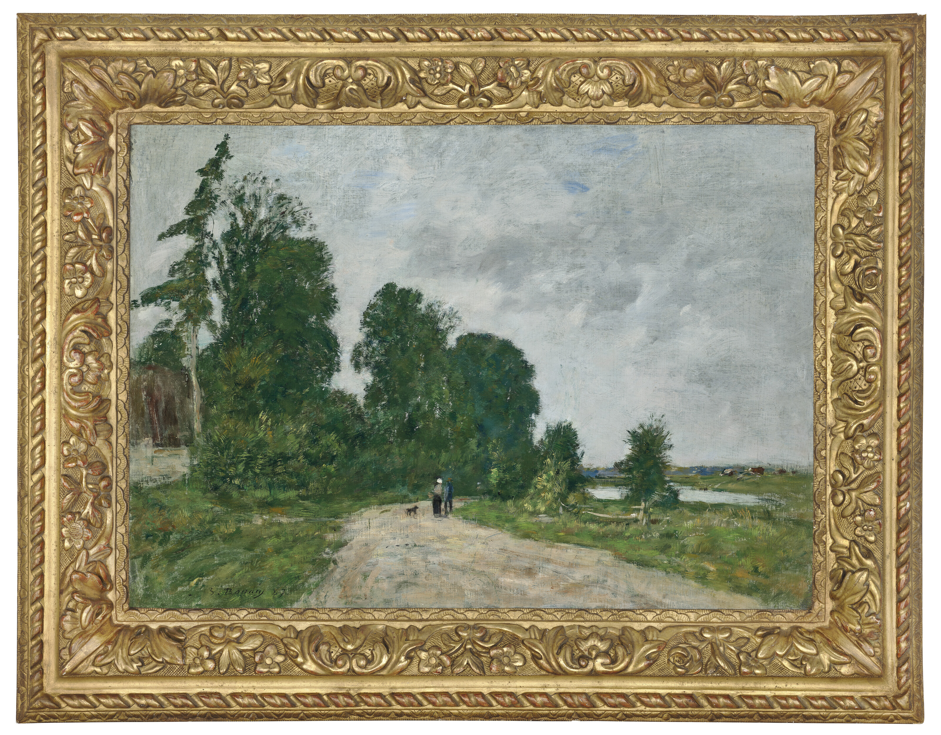 Eugène Boudin — Что-то анимэ, борд-де-Ривьер, изображение 3