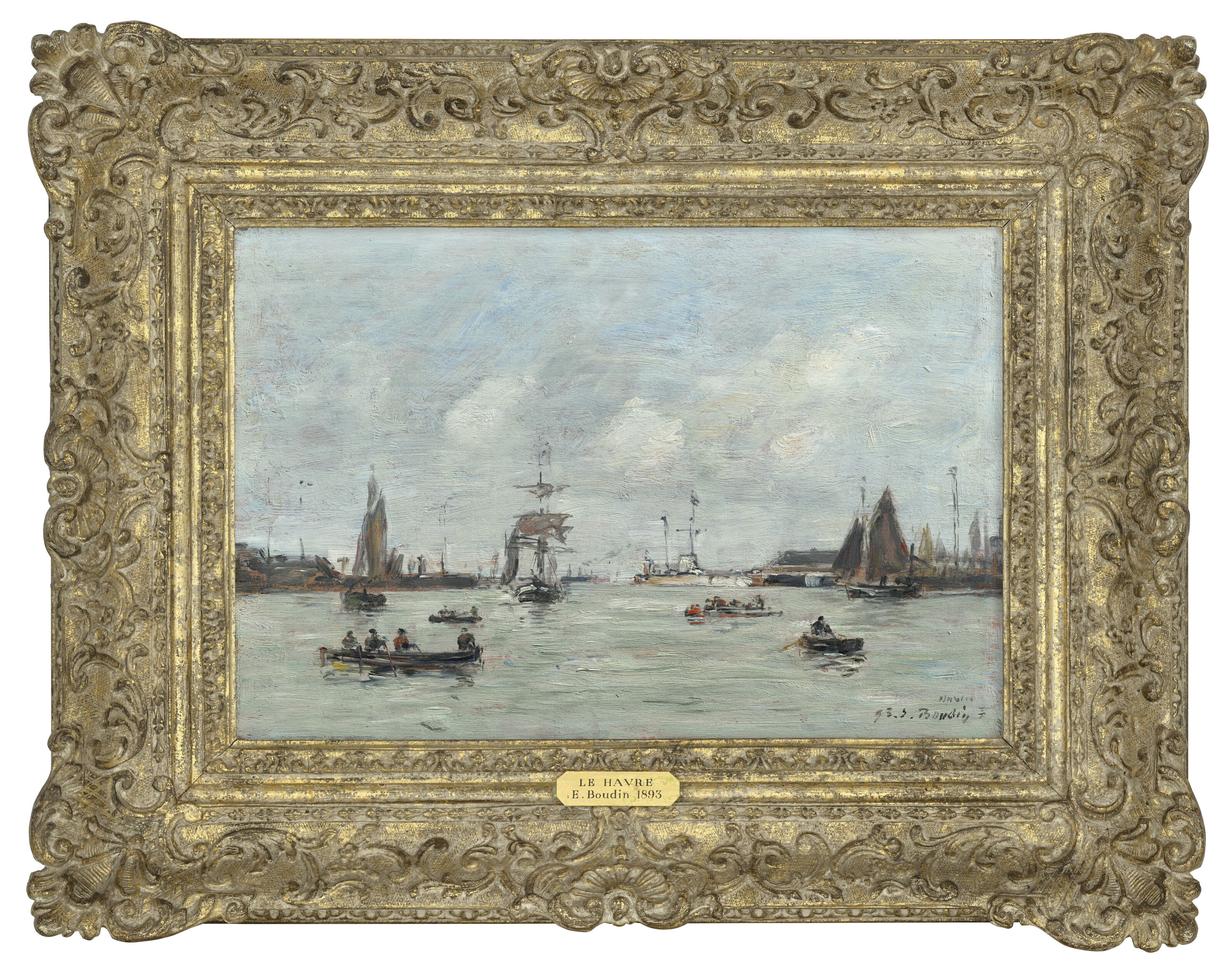 Eugène Boudin — Гавр. Л'Аван-порт, изображение 2