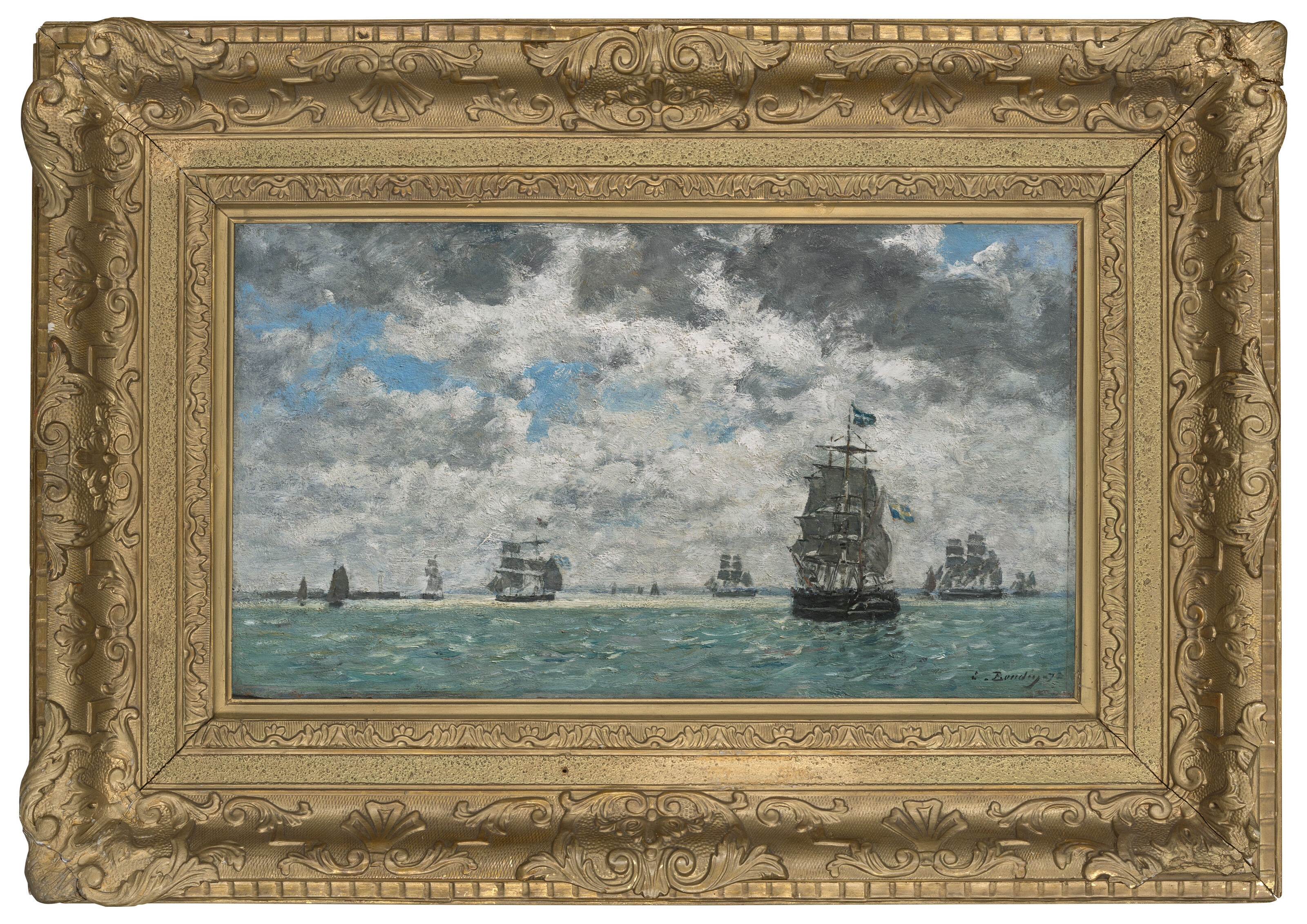 Eugène Boudin — Труа-матс деван Анверс, изображение 2