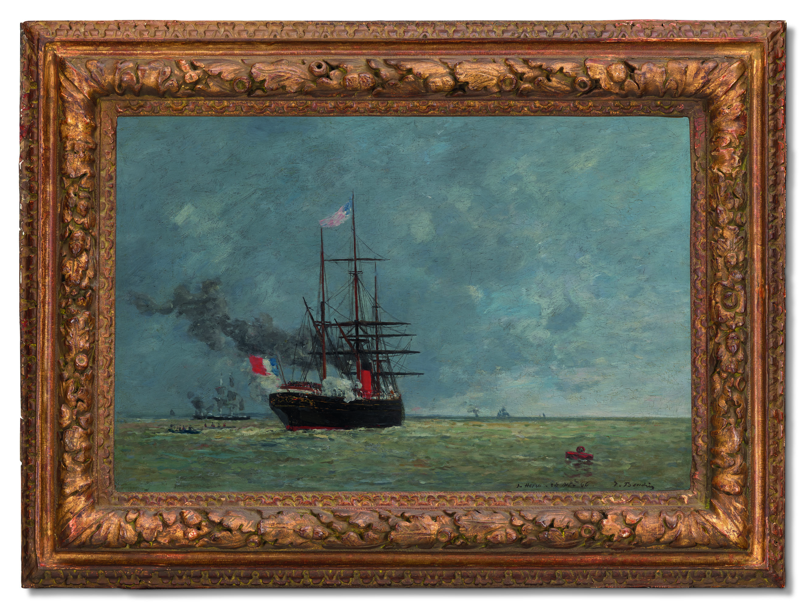 Eugène Boudin — Гавр, море в открытом море, изображение 3