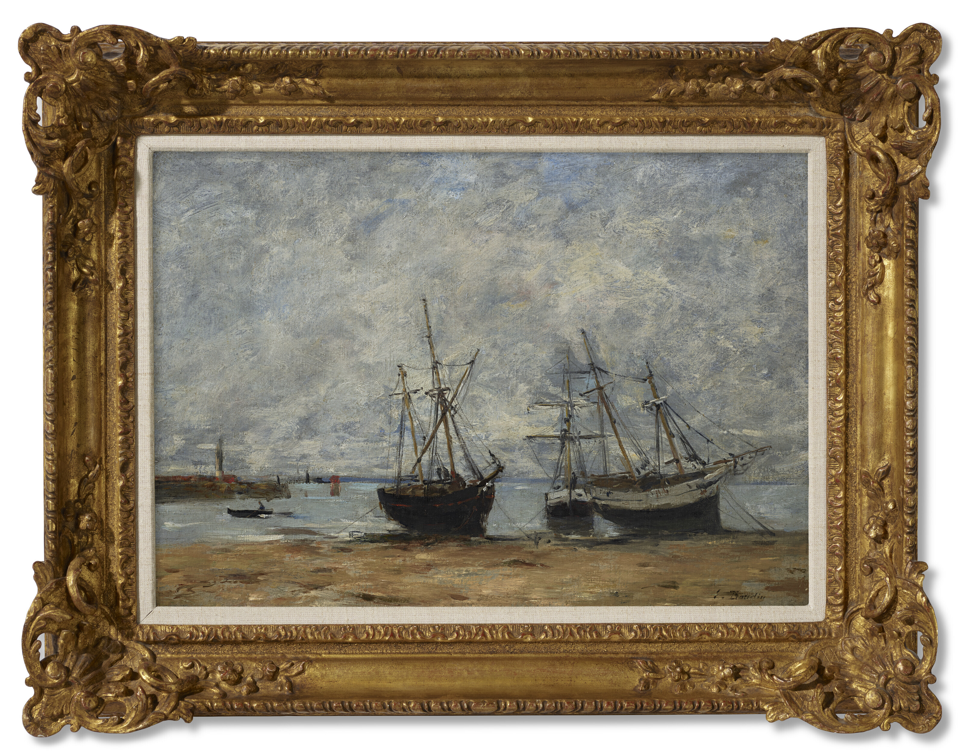 Eugène Boudin — Портрие, ле-порт-маре-бассе, изображение 2