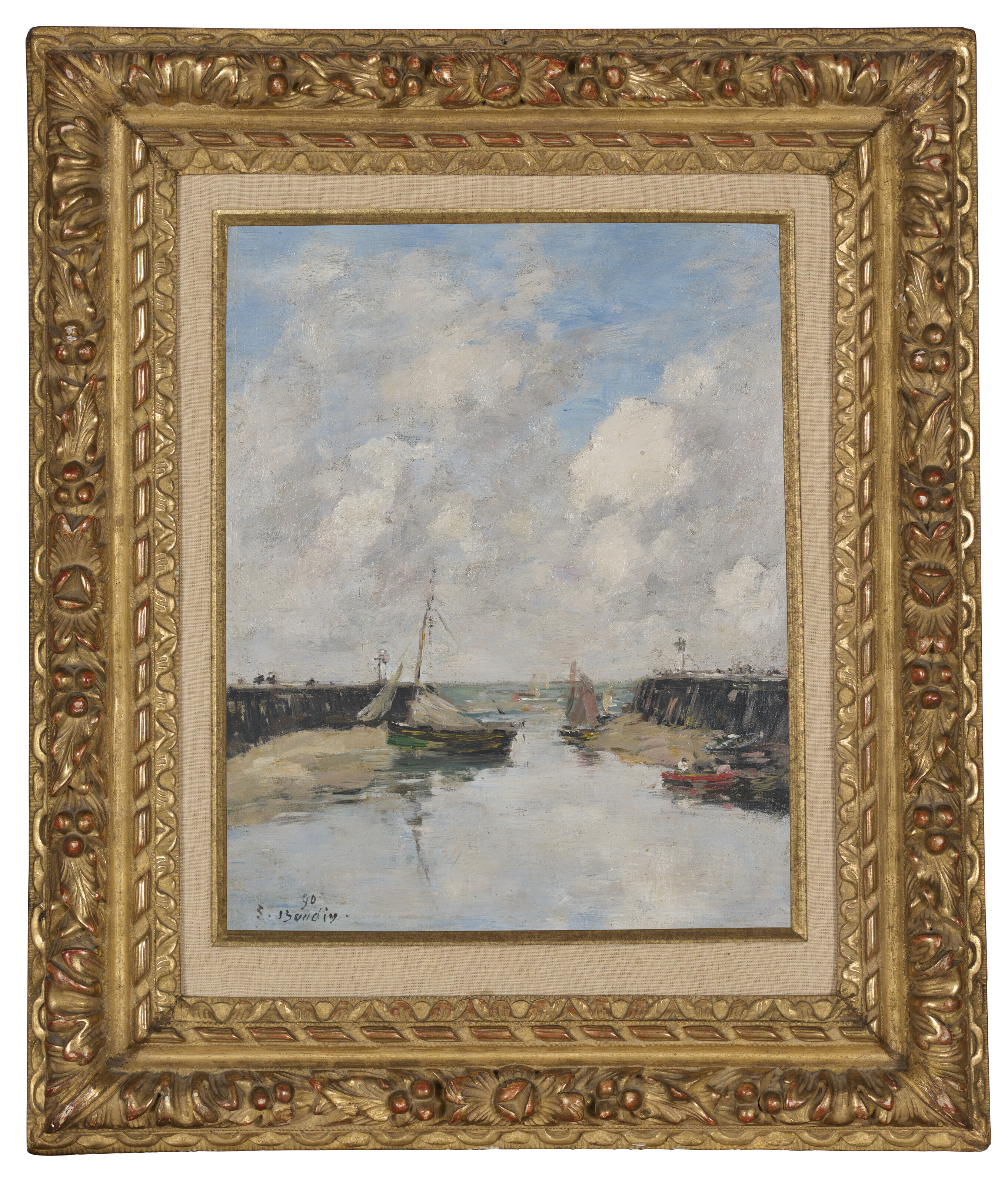 Eugène Boudin — Трувиль, ле-Жете, изображение 2