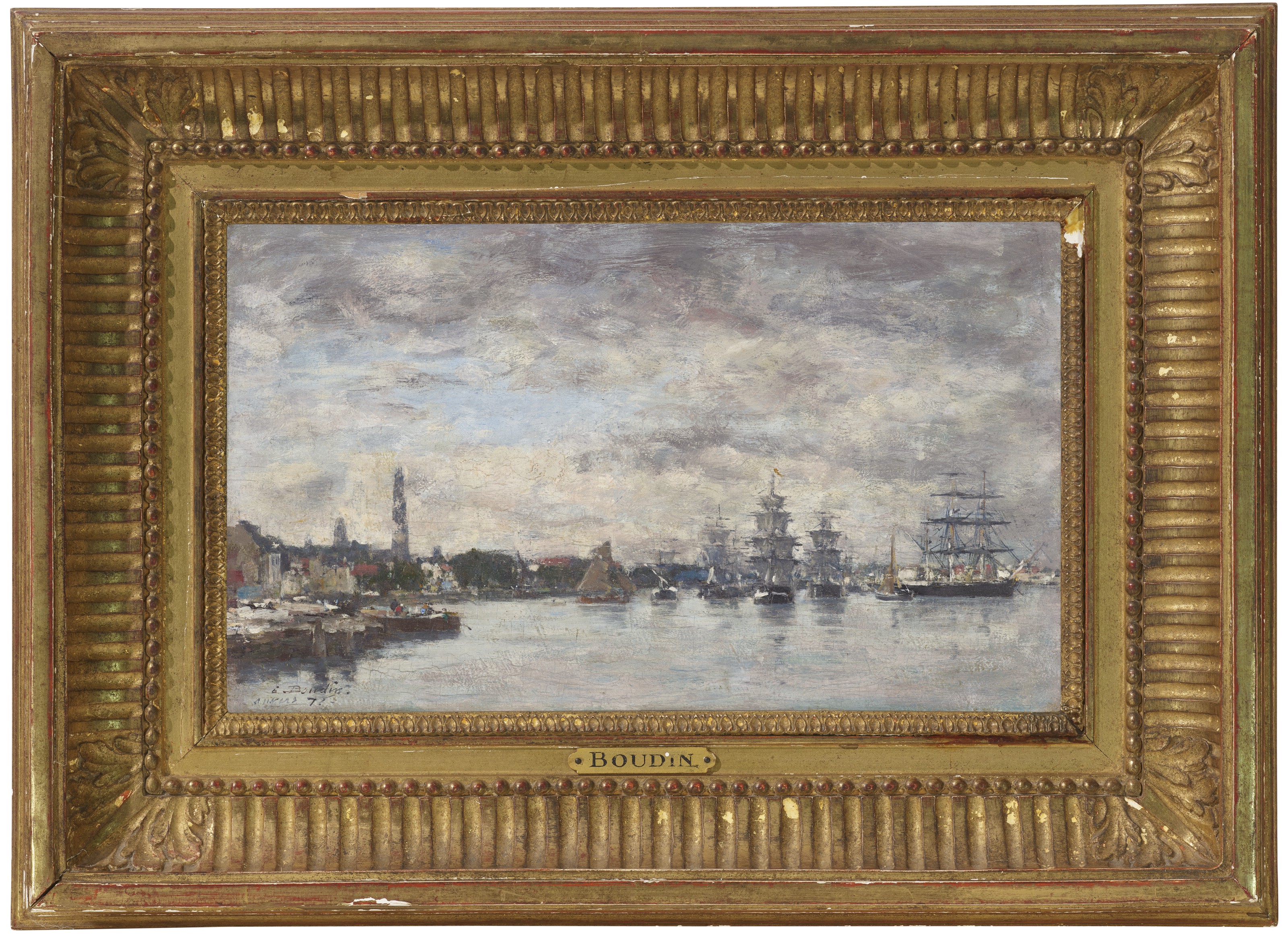 Eugène Boudin — Анвер, Бато-сюр-л'Эско, изображение 2