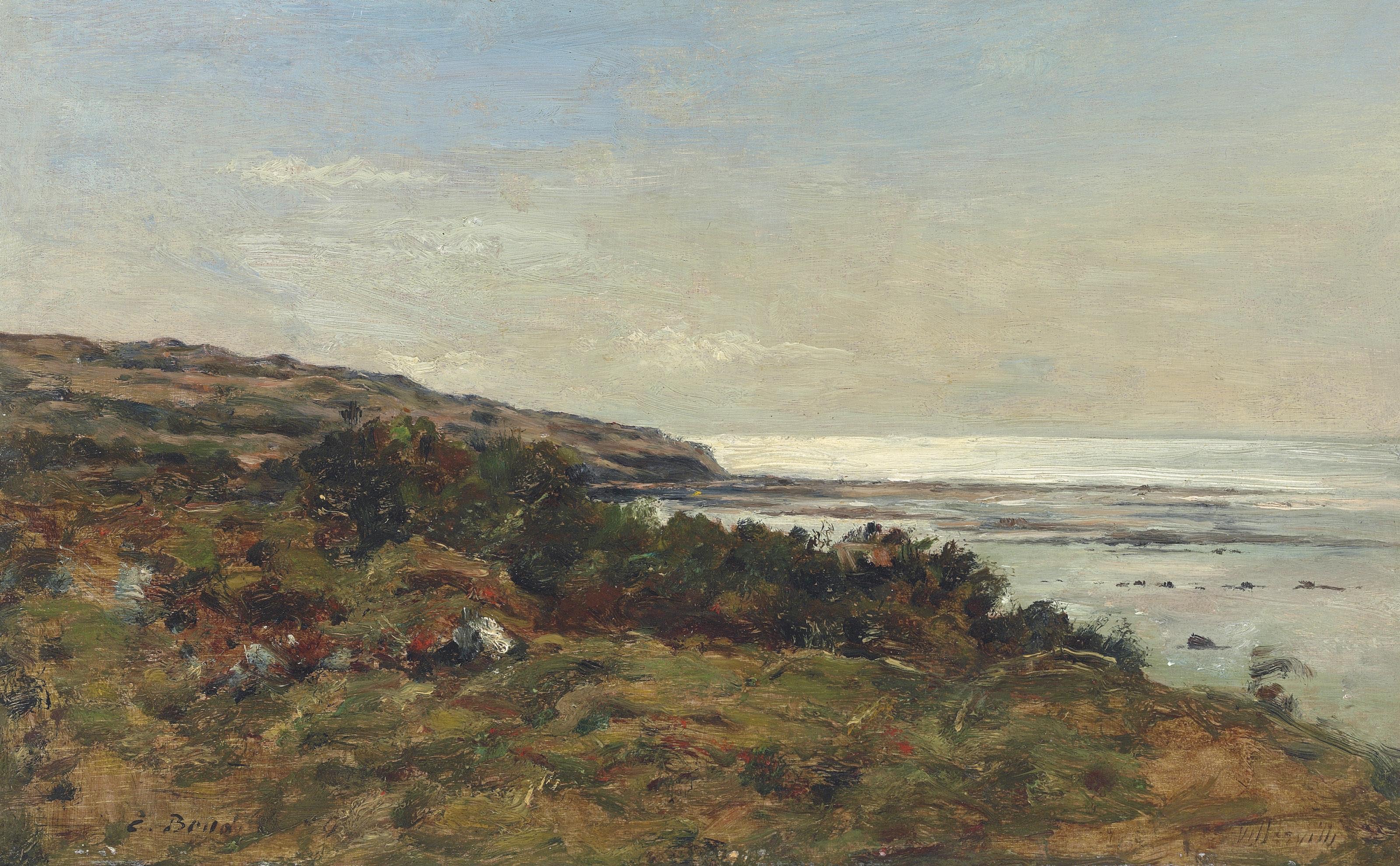 Eugène Boudin — Виллервиль. Риваж
