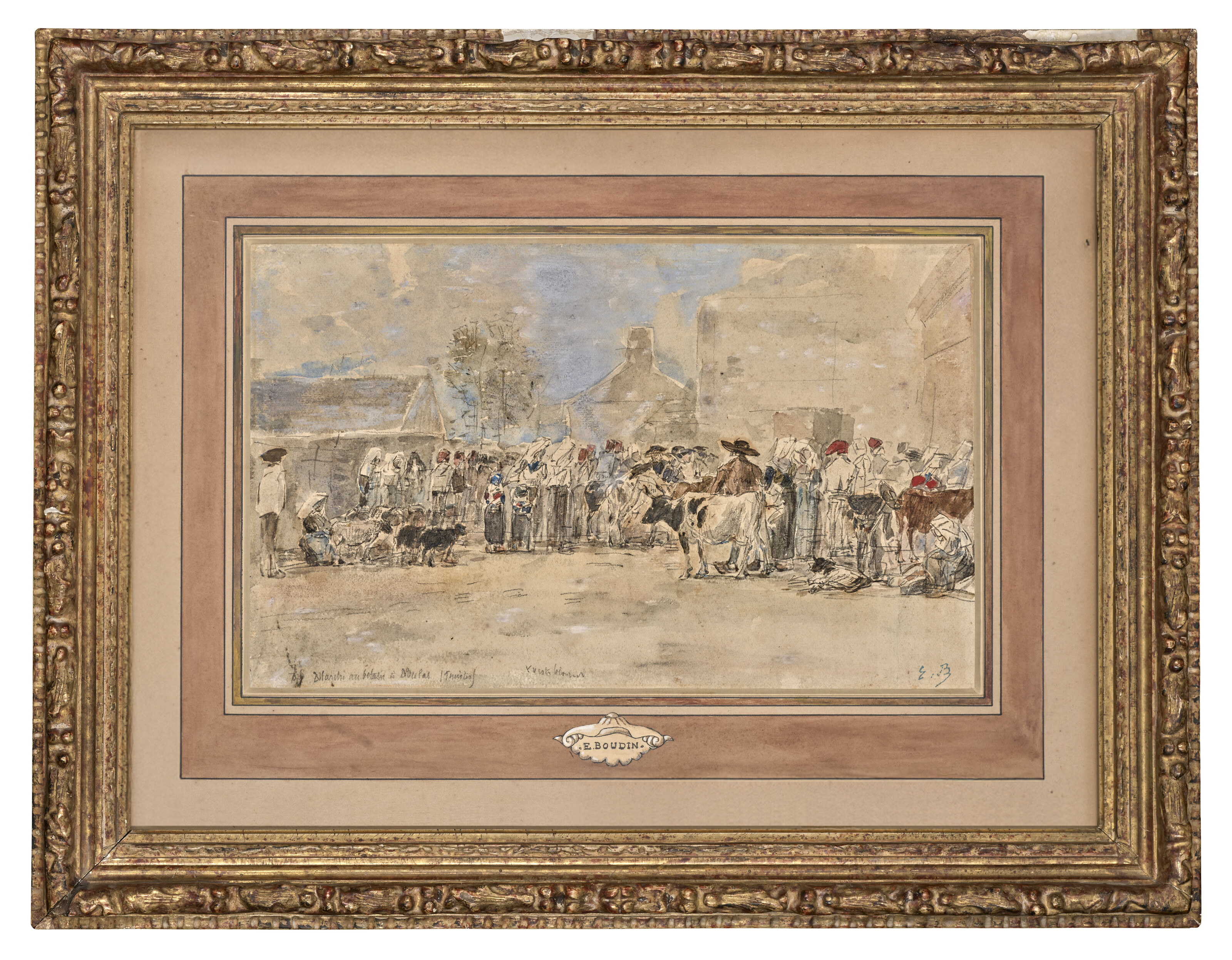 Eugène Boudin — Марше с мясом по-дауласски (Финистер), изображение 3