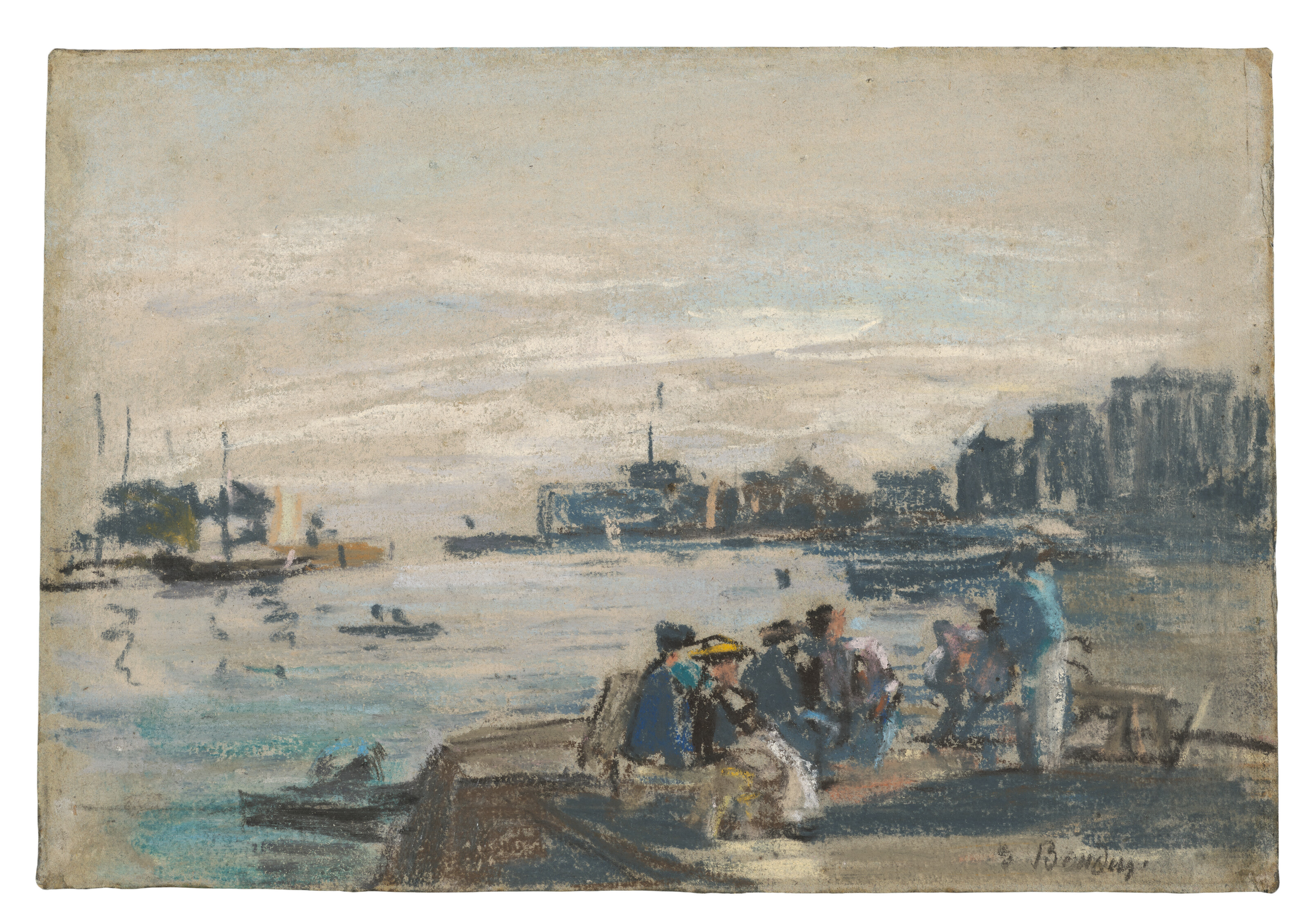 Eugène Boudin — Левый порт, изображение 2