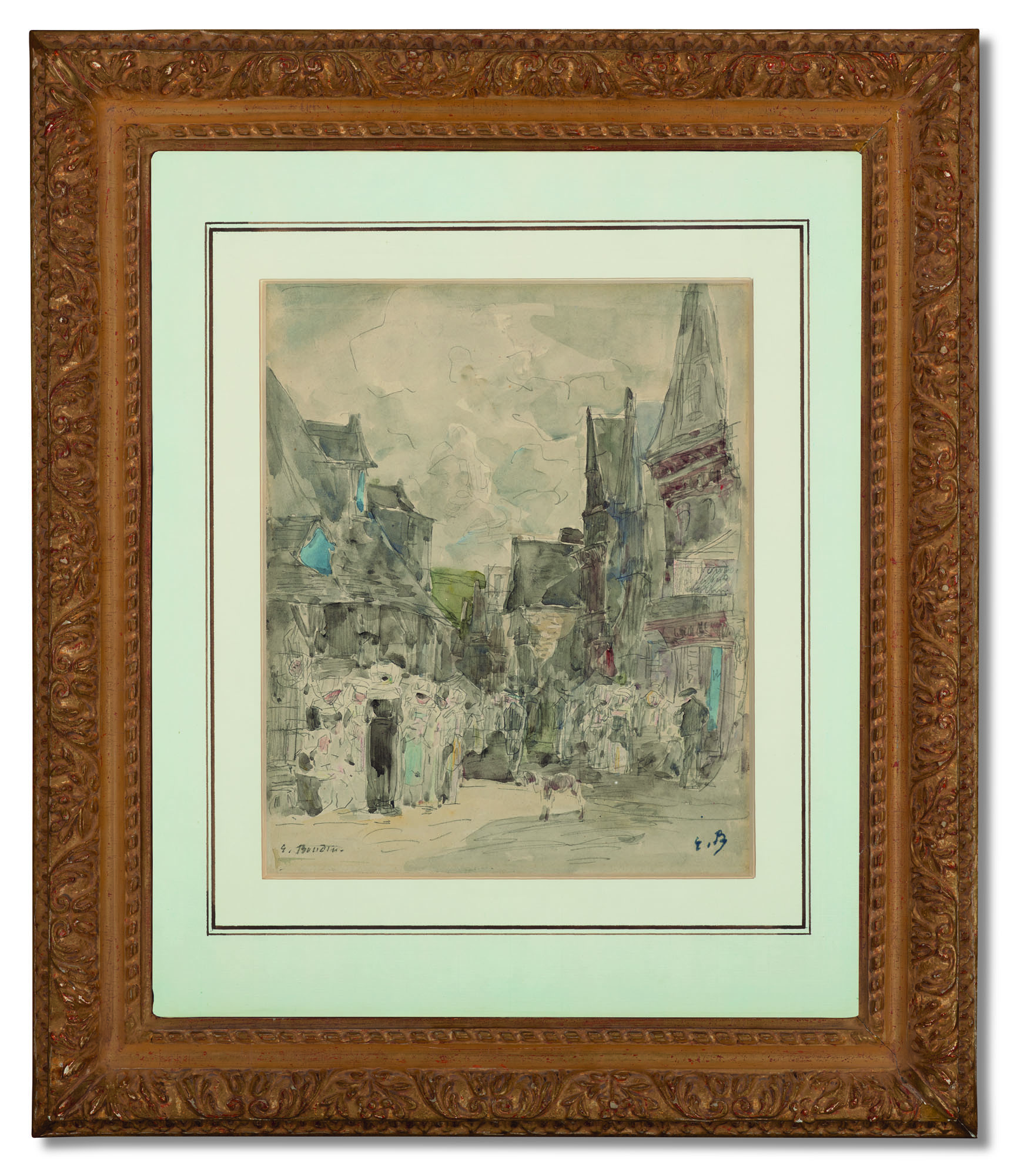 Eugène Boudin — Прощение в Бретани, изображение 2