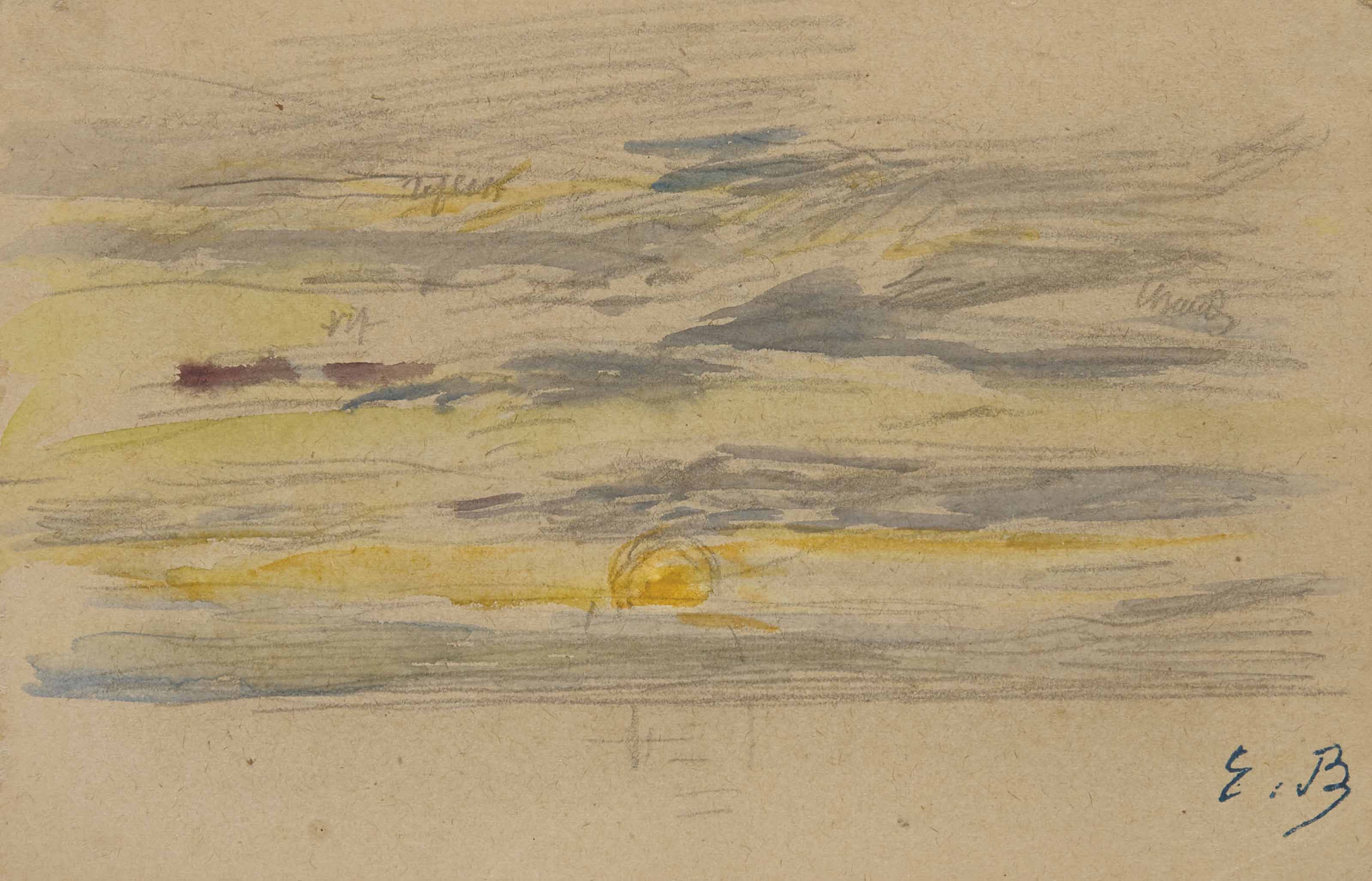 Eugène Boudin — Кушетка Soleil