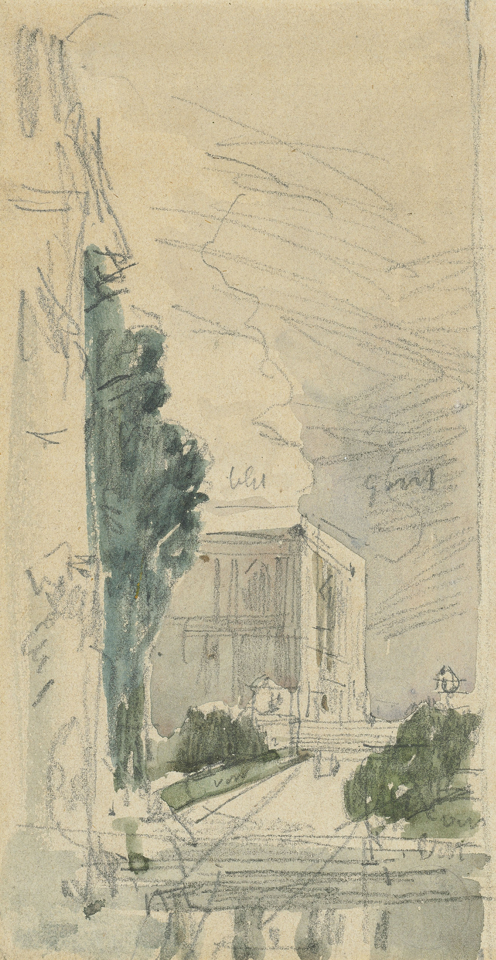 Eugène Boudin — Замок Бурденвиль