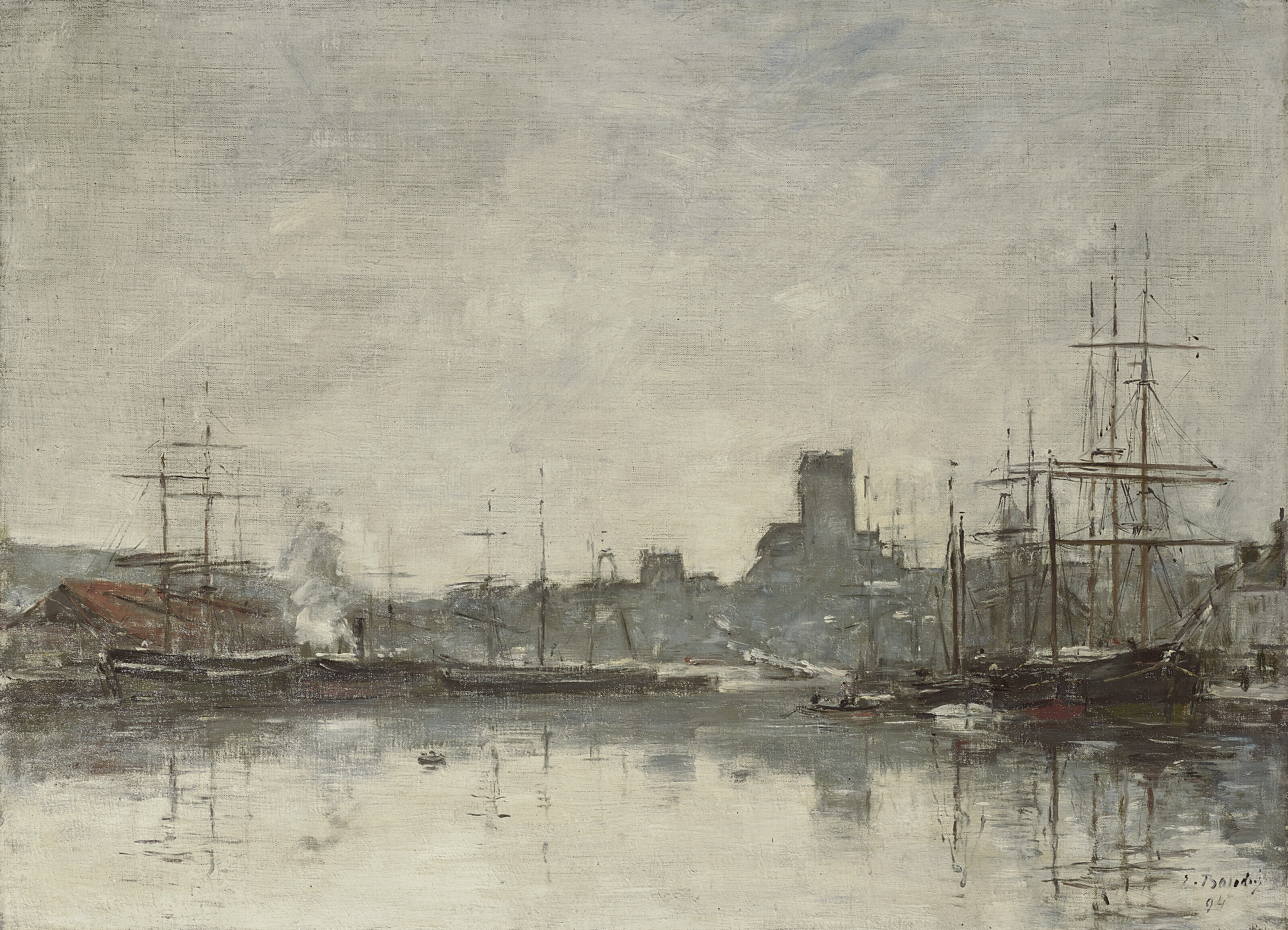 Eugène Boudin — Фекан, Ле-порт