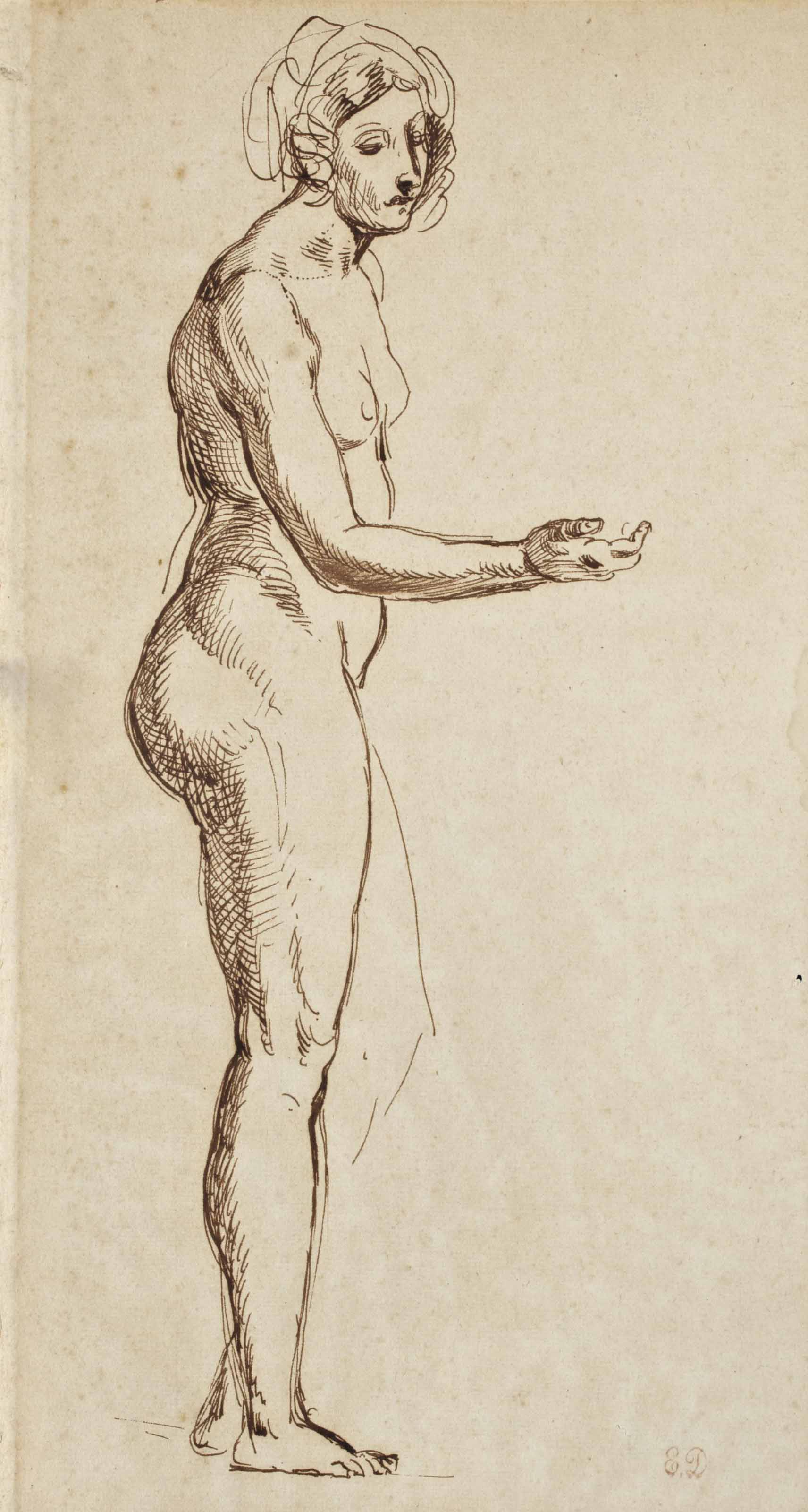 Eugène Delacroix — Молодая женщина в новом сезоне
