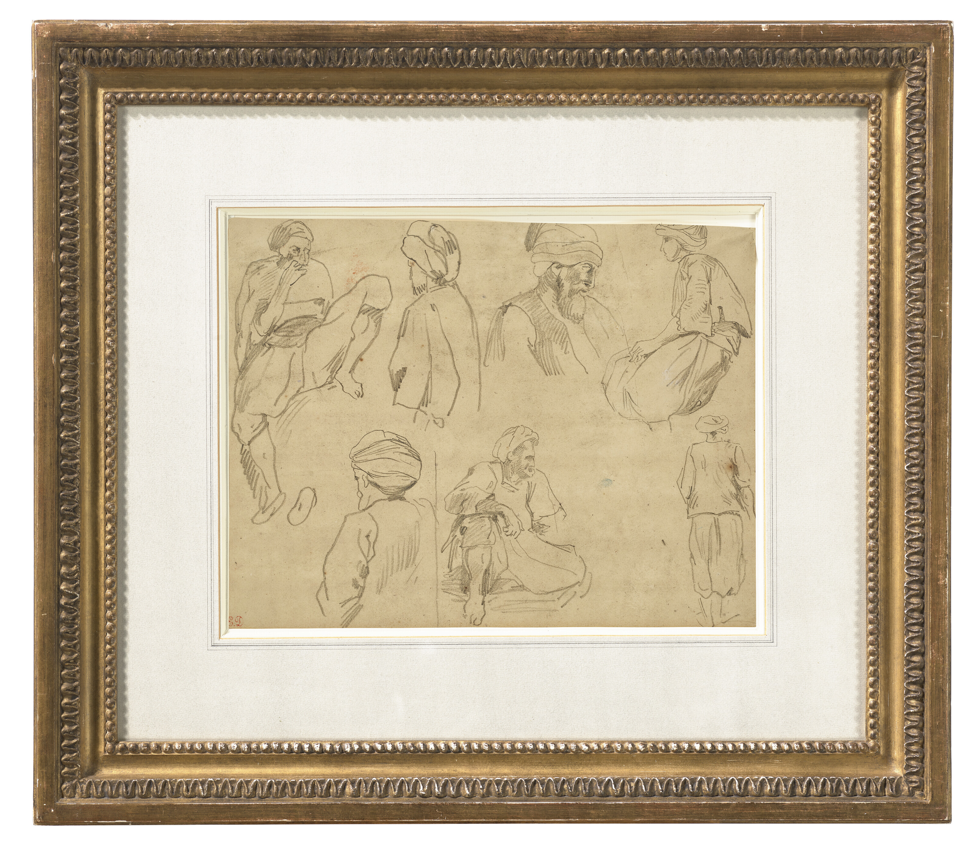 Eugène Delacroix — Учеба семи марокканцев, изображение 2