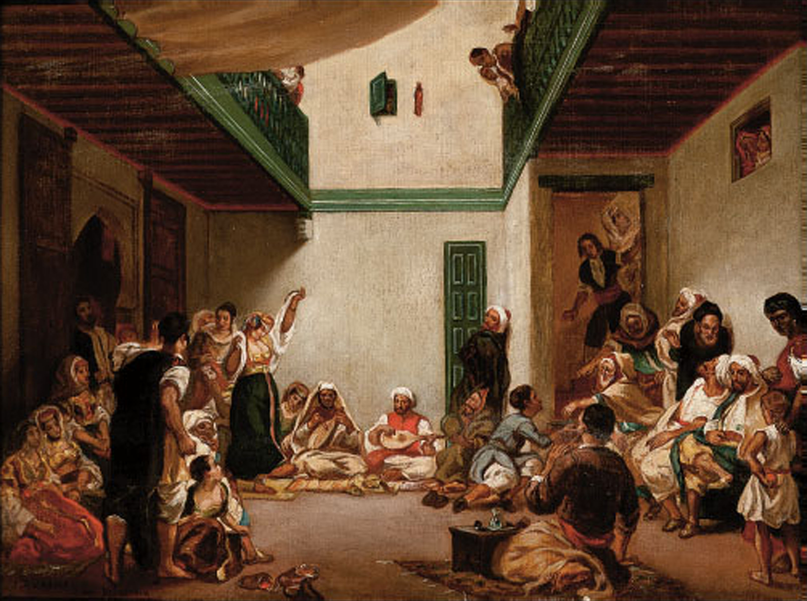 Eugène Delacroix — Еврейская свадьба в Марокко