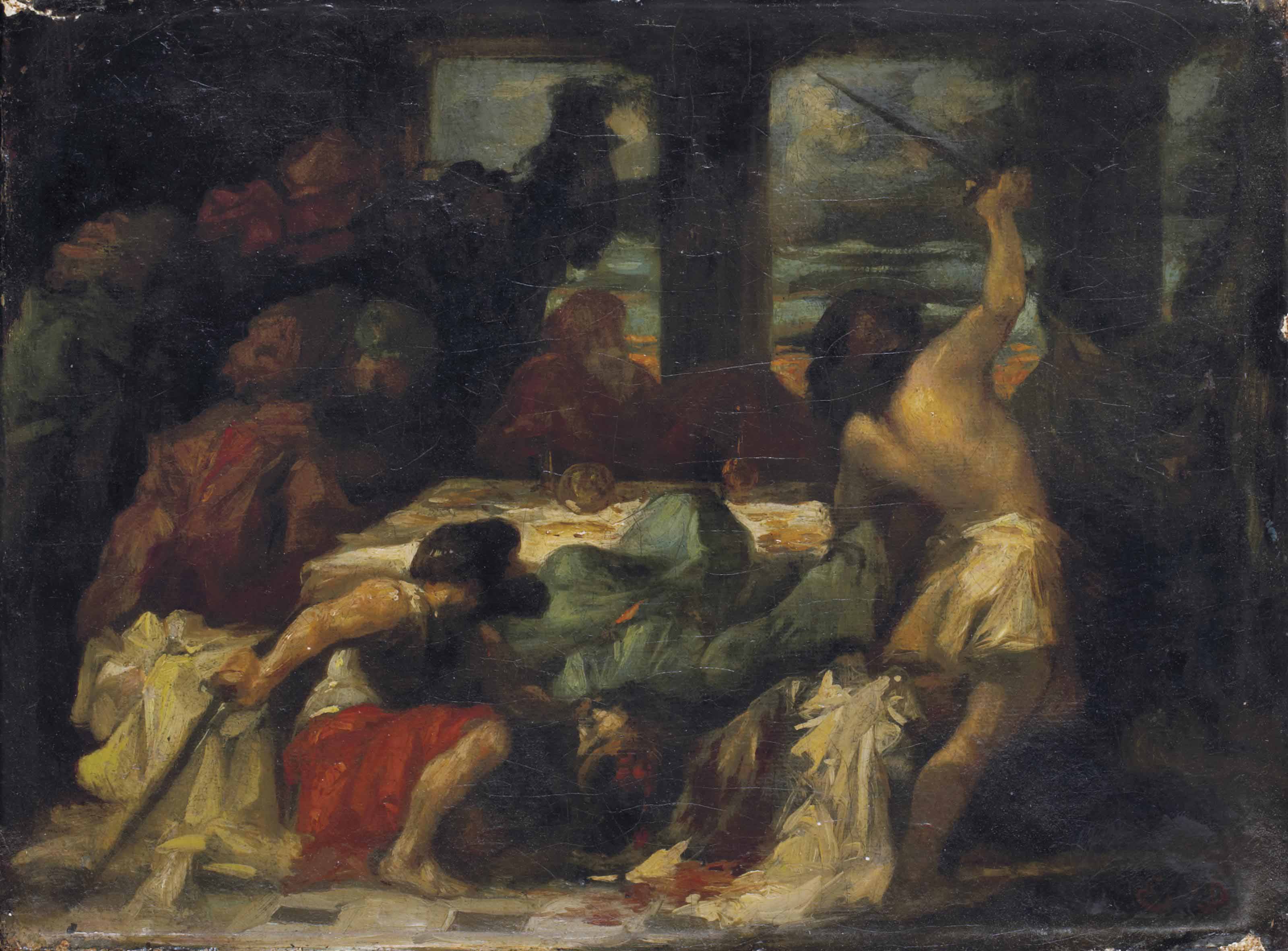 Eugène Delacroix — Смерть д'Агамемнона
