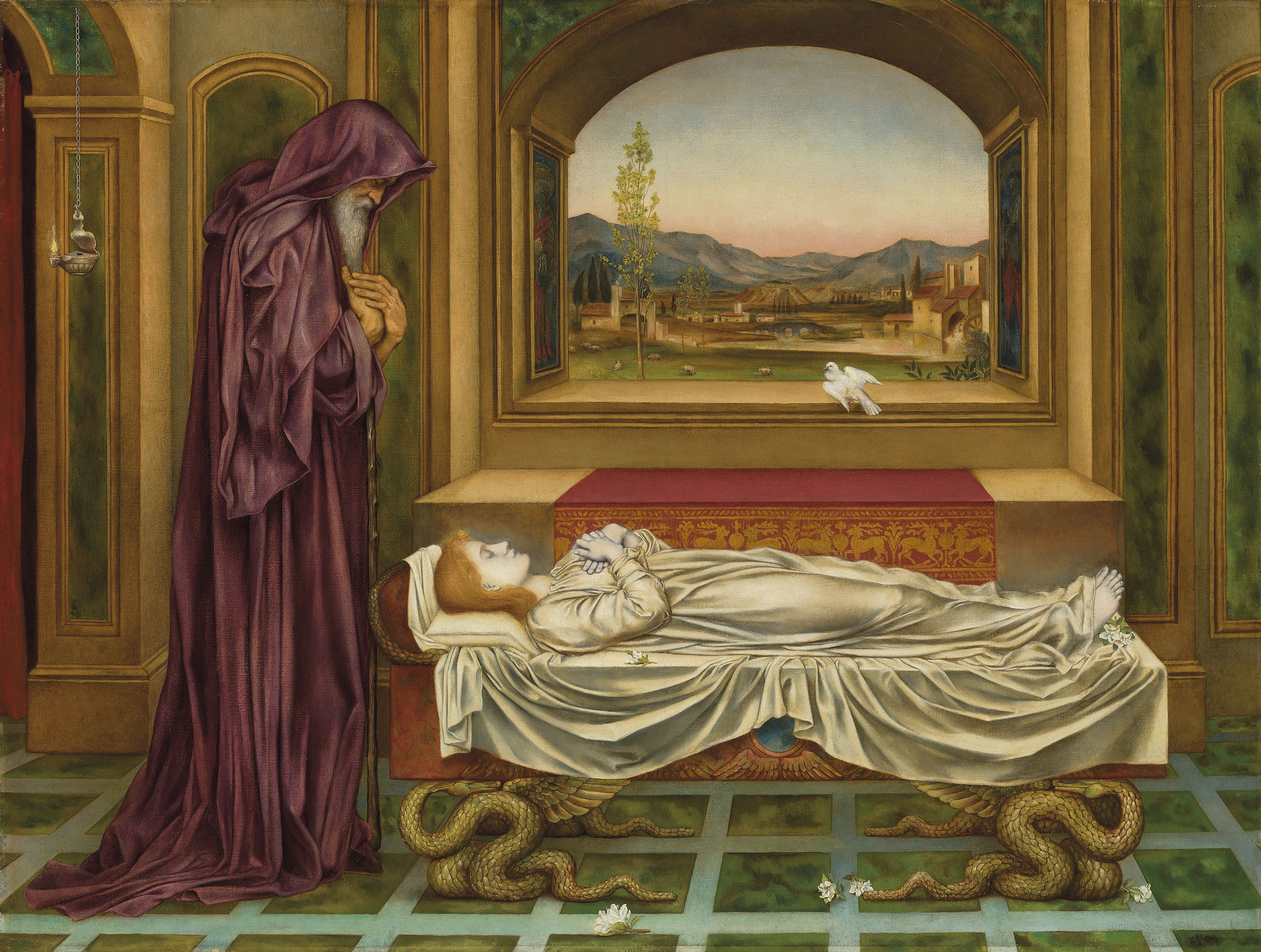 Evelyn De Morgan — Странствующий еврей: "Те, кого любят боги, умирают молодыми".