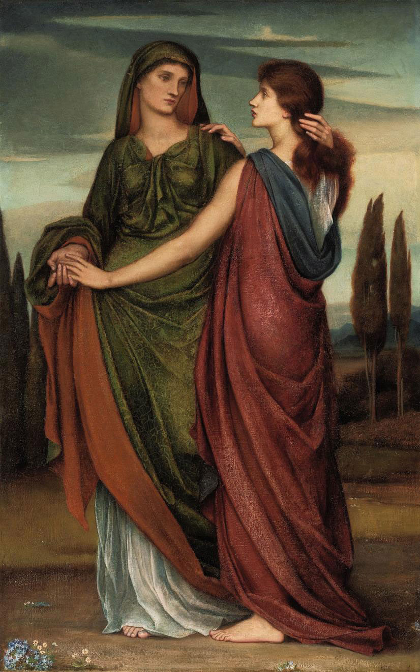 Evelyn De Morgan — Ноеминь и Руфь