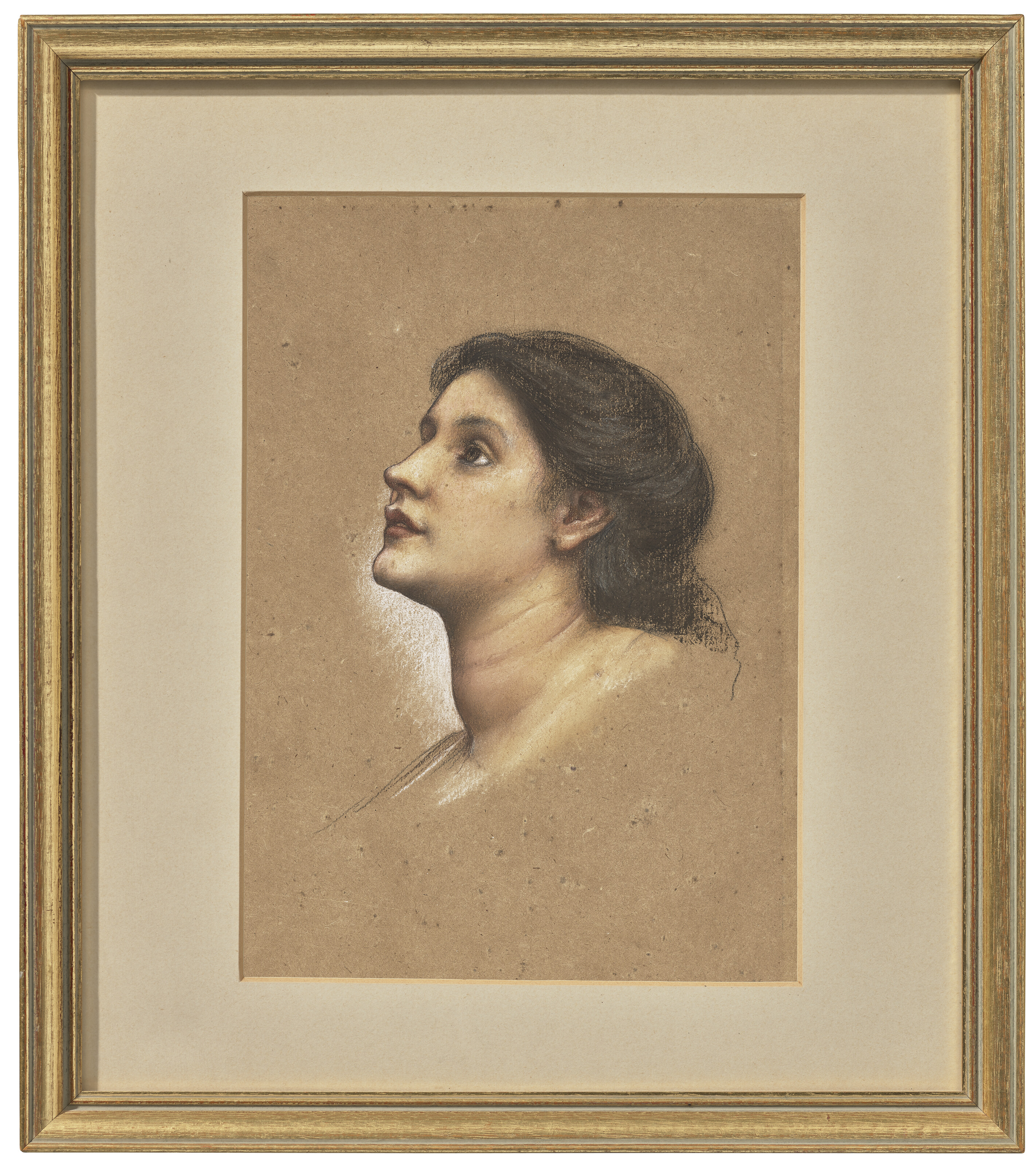 Evelyn De Morgan — Голова молодой девушки, изображение 2