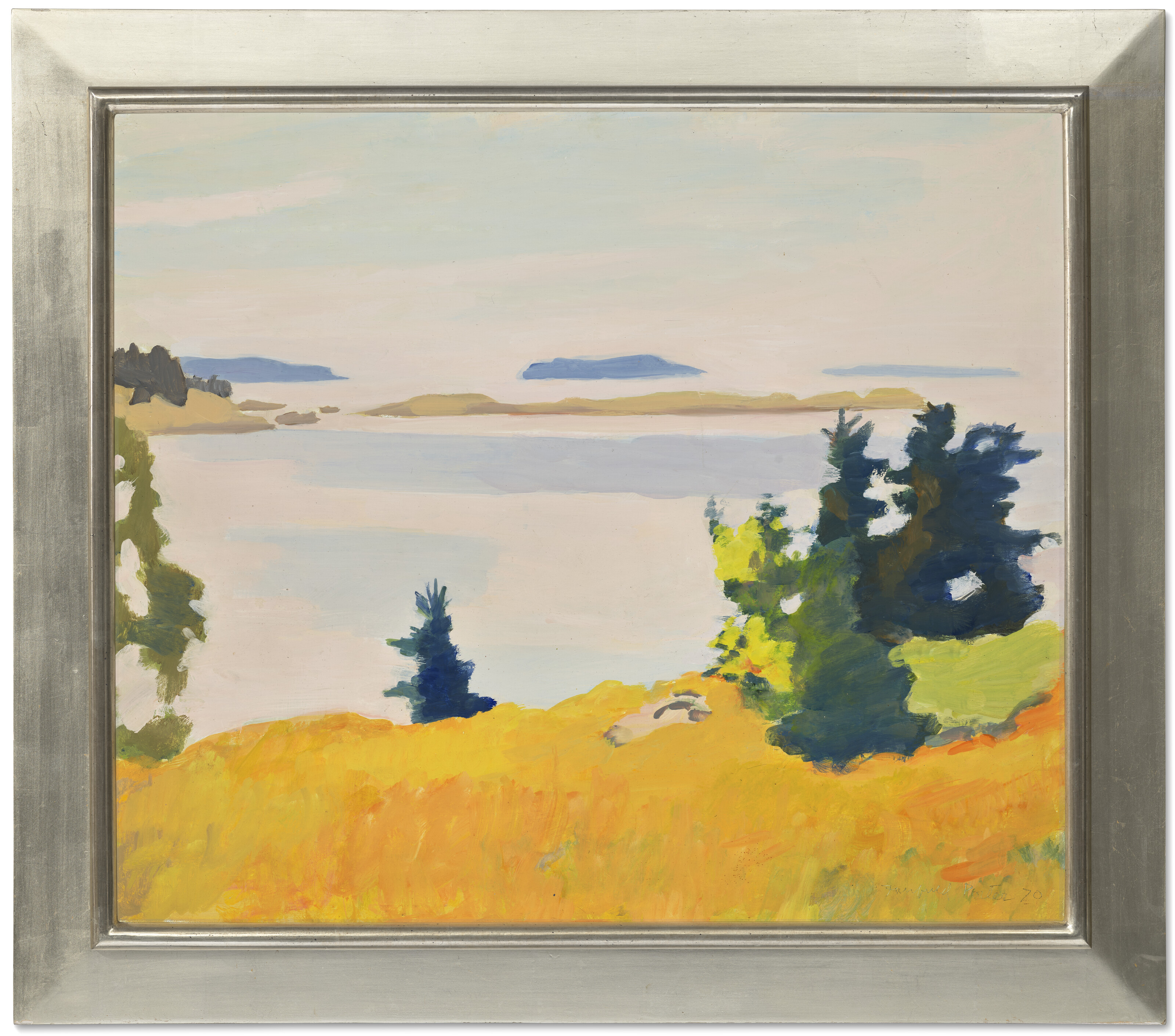 Fairfield Porter — Южный луг, Полдень, изображение 2