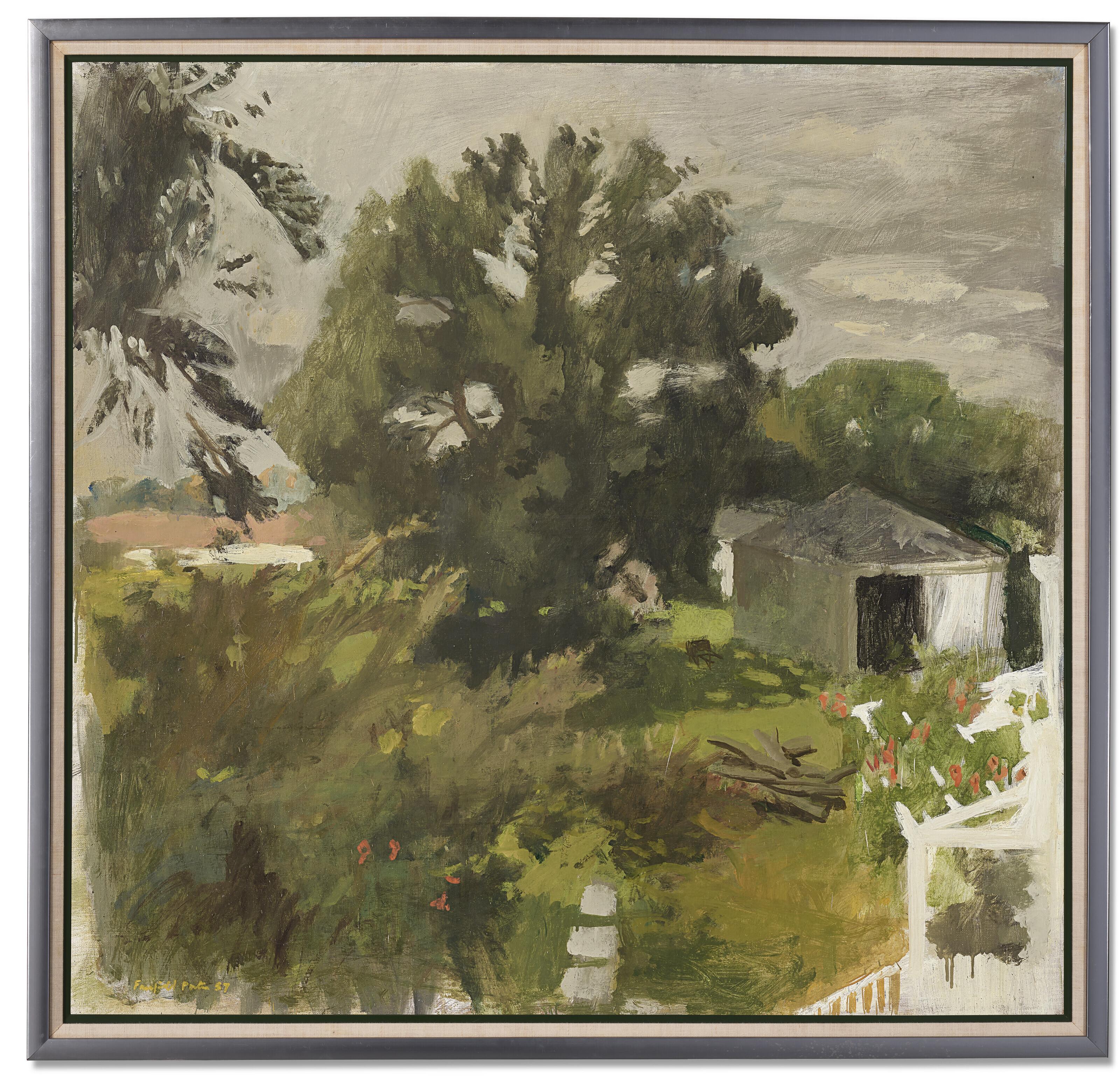 Fairfield Porter — Сад на закате, изображение 2