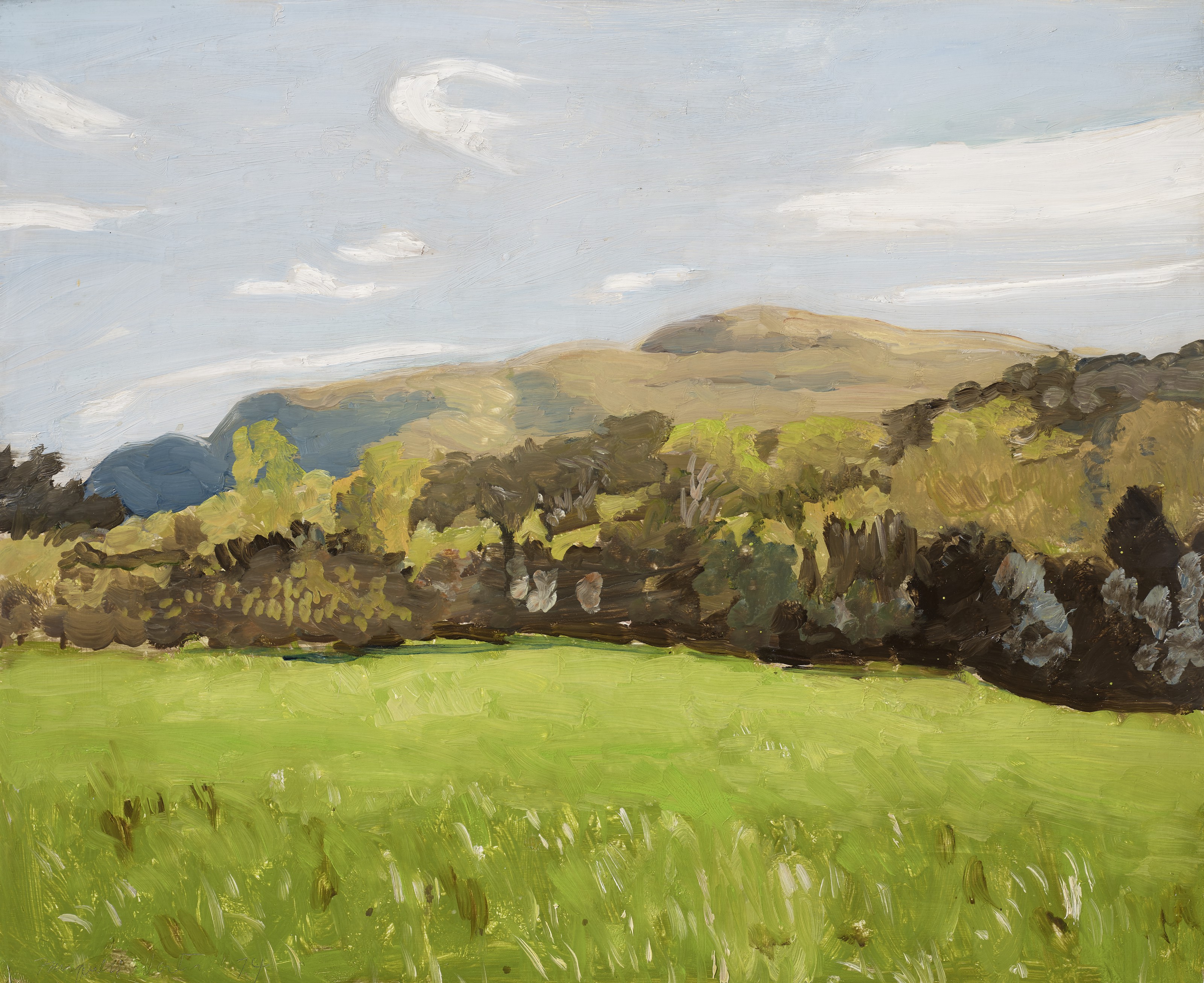 Fairfield Porter — Гора Монумент из коттеджа Инглсайд, изображение 1