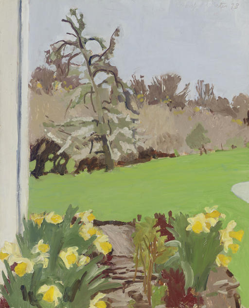 Fairfield Porter — Нарциссы и грушевое дерево