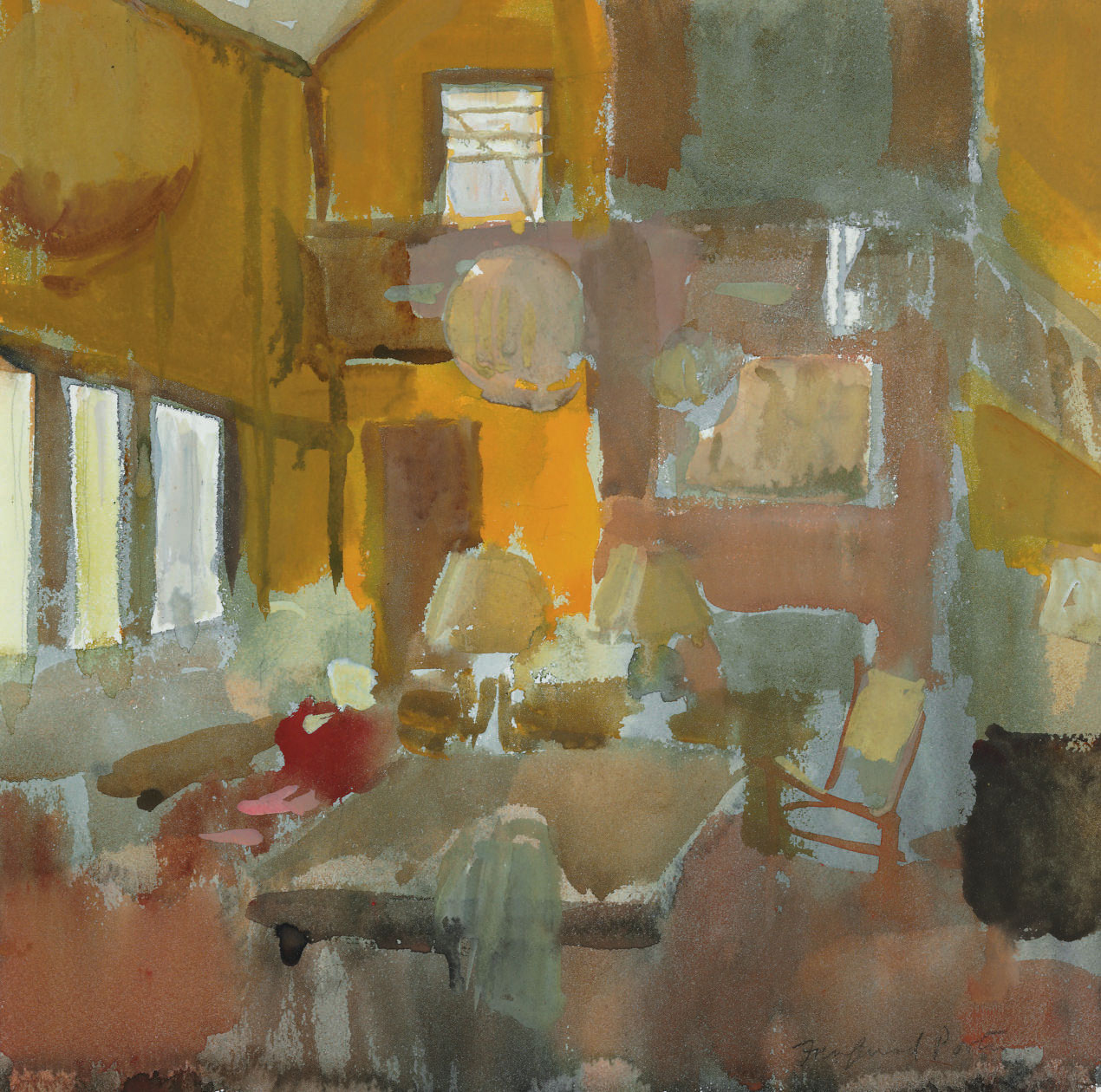 Fairfield Porter — Интерьер штата Мэн