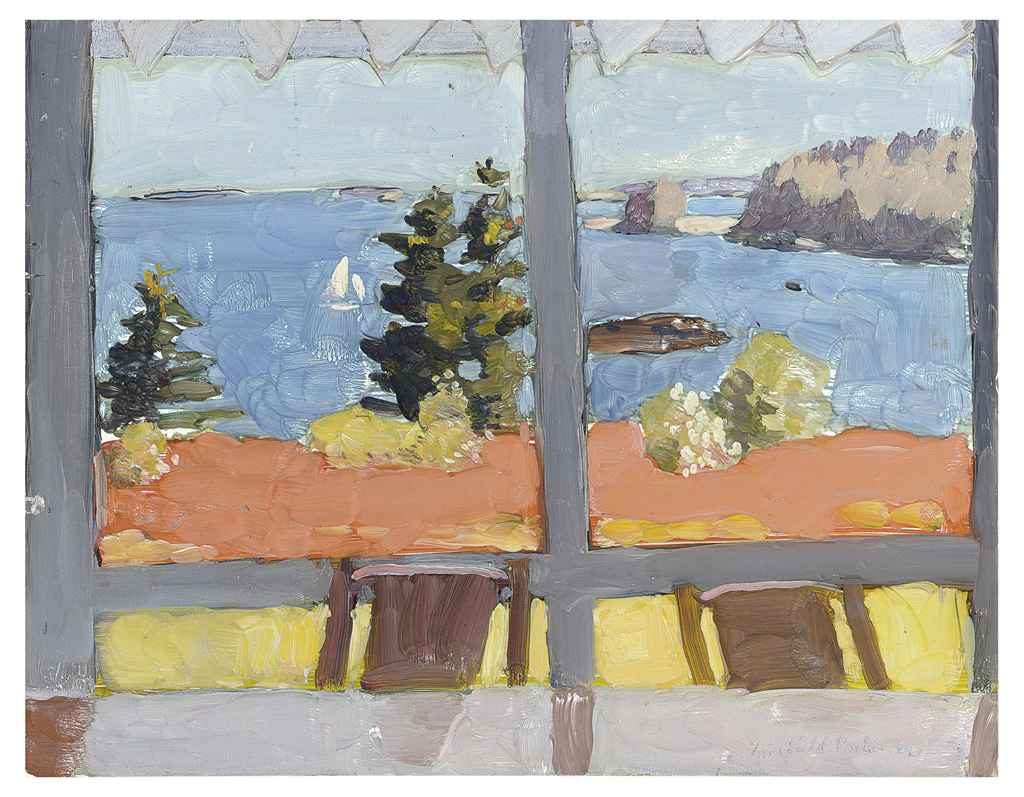 Fairfield Porter — Вид с парусной лодки