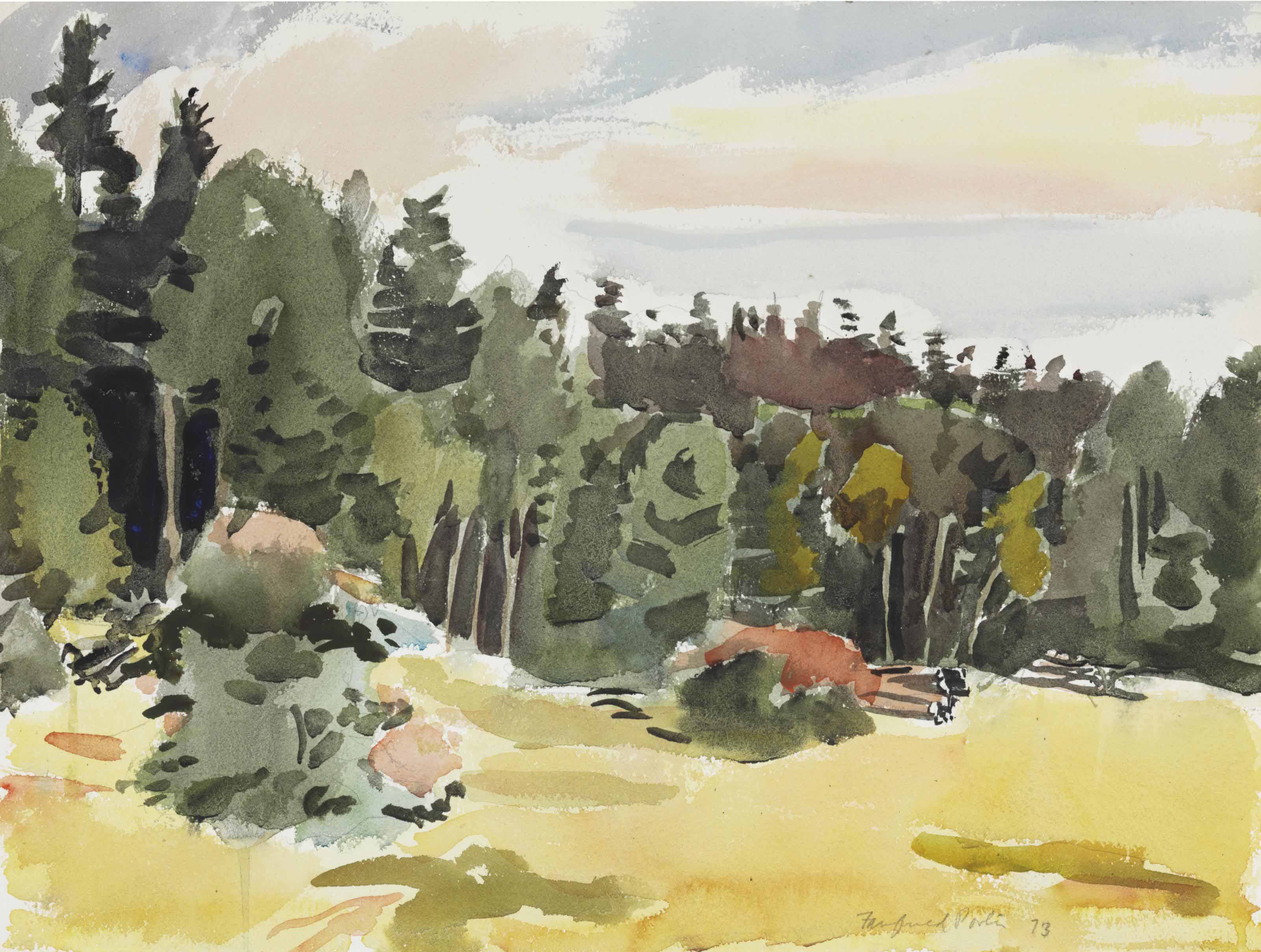 Fairfield Porter — Поляна - Северный луг