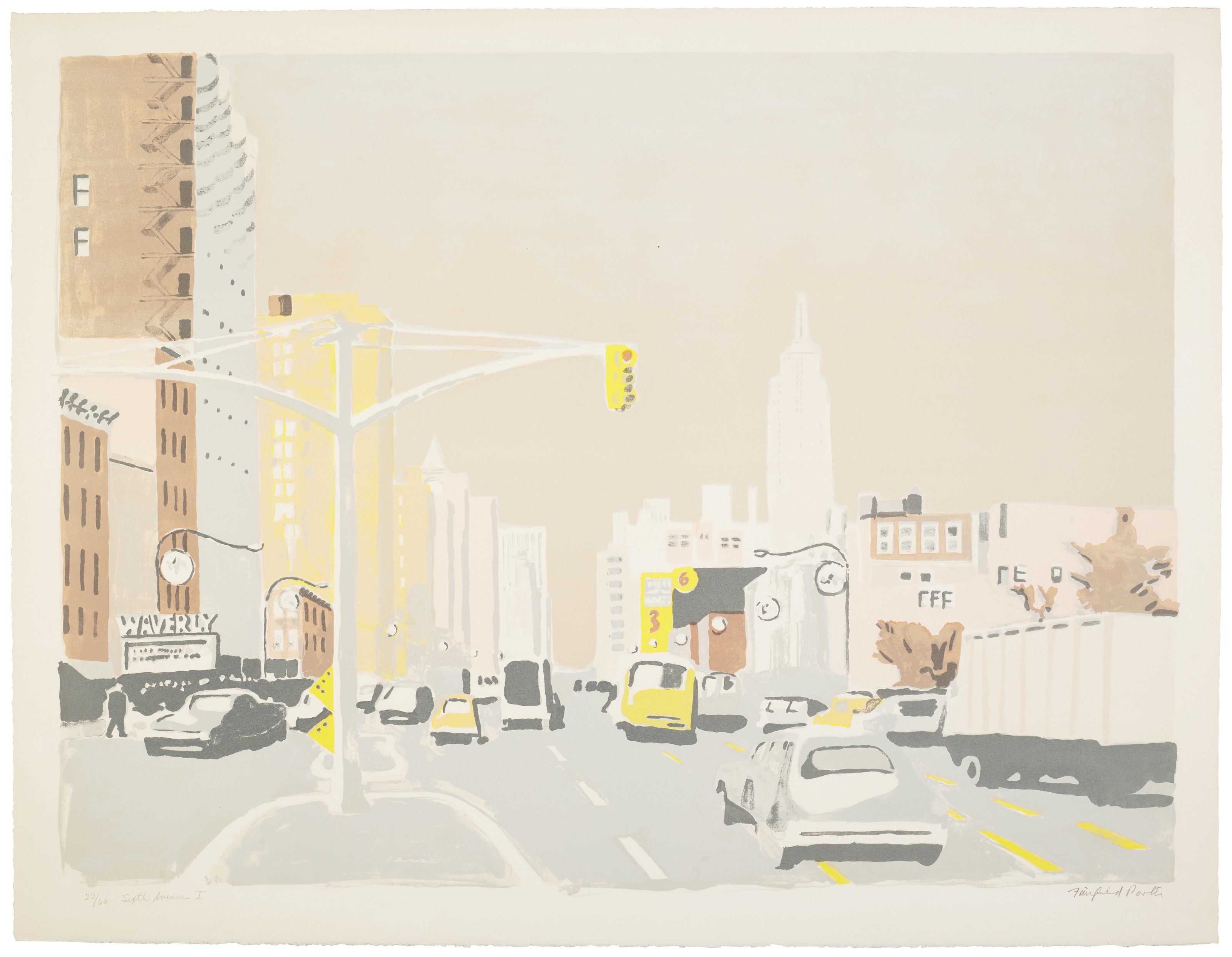 Fairfield Porter — Шестая авеню, I