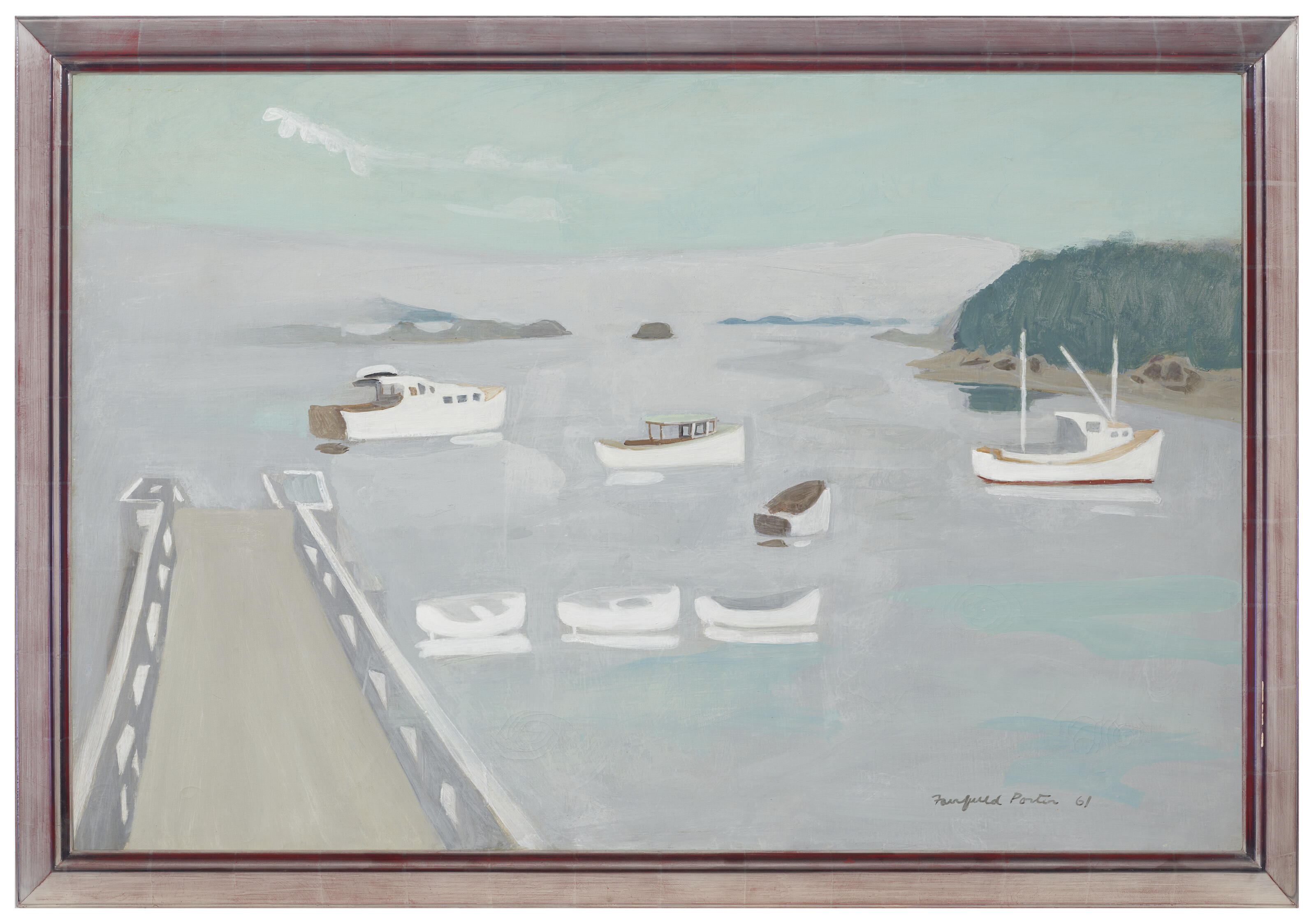 Fairfield Porter — Белые лодки, изображение 2