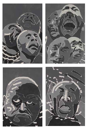 Fang Lijun — 2000.6.15; 2000.5.5; 2000.6.25; & 2002.12.9